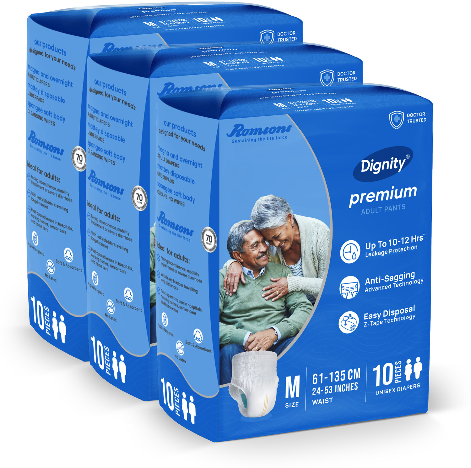 Image of DIGNITY Premium Pant Style Adult Diapers - M
