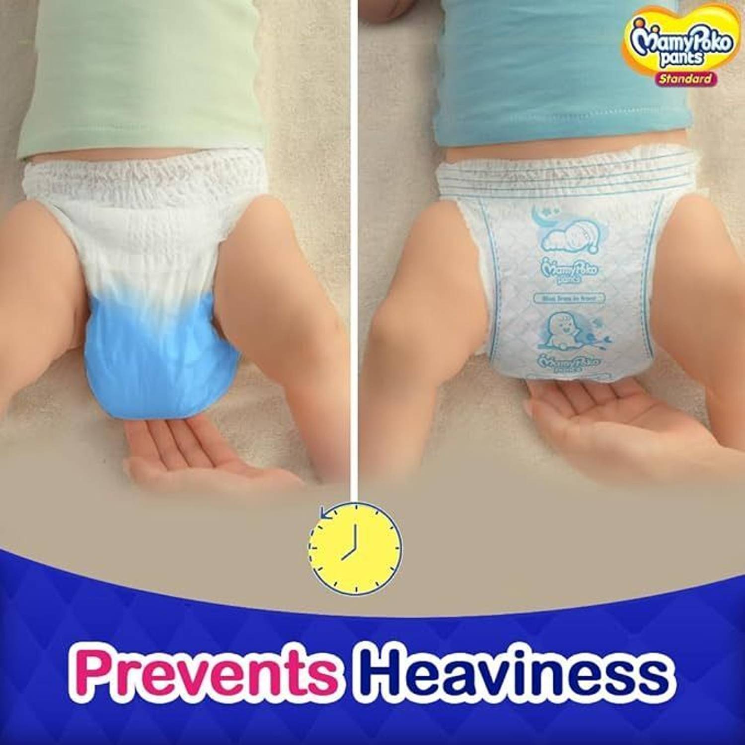 MamyPoko Standard Baby Diaper Pants Size M 12 kg - Image 3
