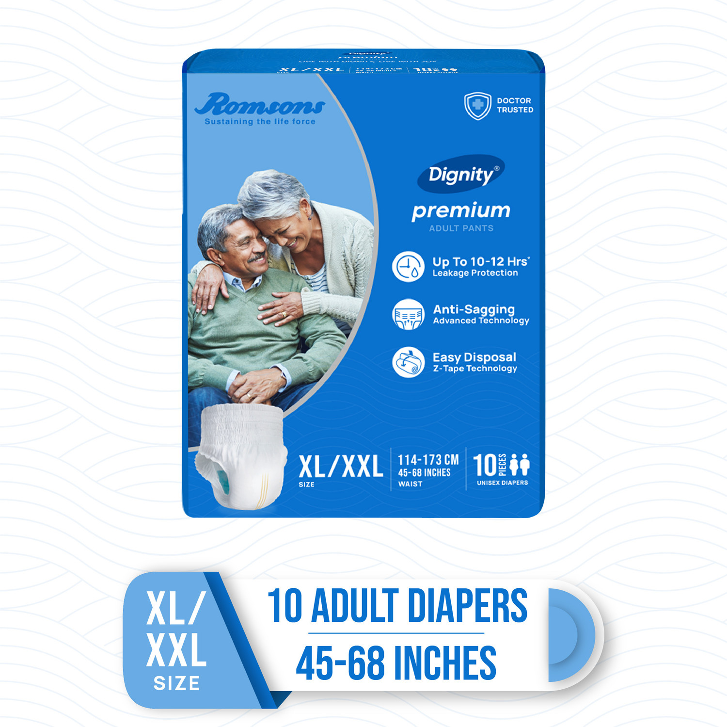 Image of DIGNITY Premium Pant Style Adult Diapers - XL - XXL
