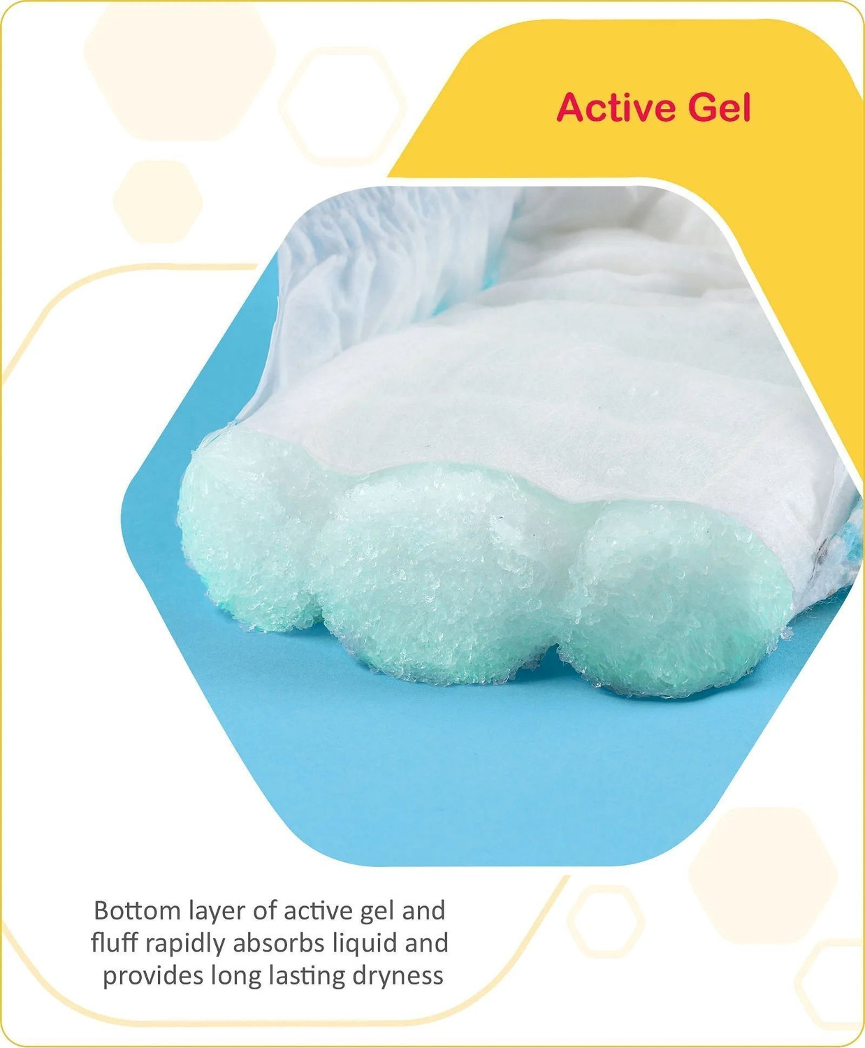 Image of babyhug Advanced Pant Style Baby Diapers Medium (M) - 228 Pants | 7-12 kg Pant Diapers - M