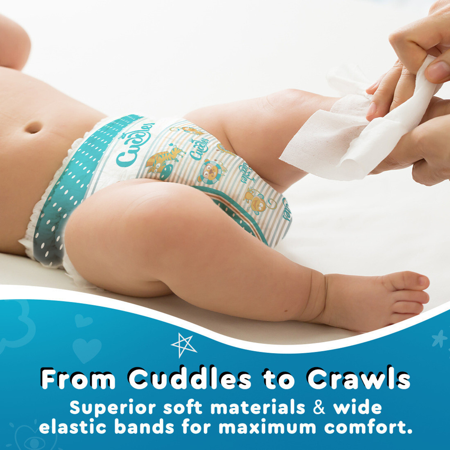 Image of Cuddles - Super Pants Baby Diaper 2X Softer Super Dry Comfort Quick Max Absorption Upto 12 Hrs - XL