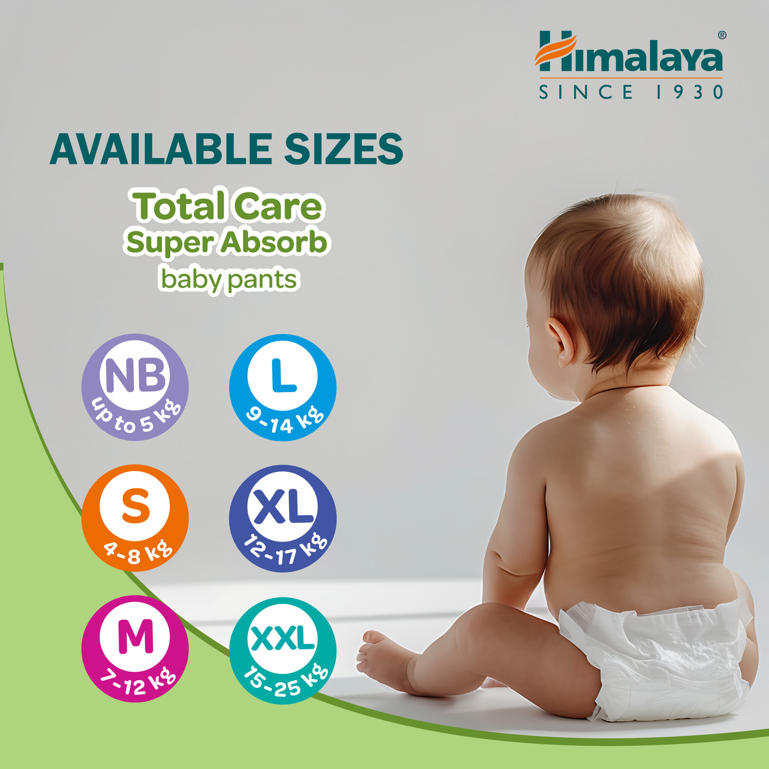 Image of HIMALAYA Total Care Super Absorb Baby Pants Diaper Pant Diapers - XXL (44 Pieces)