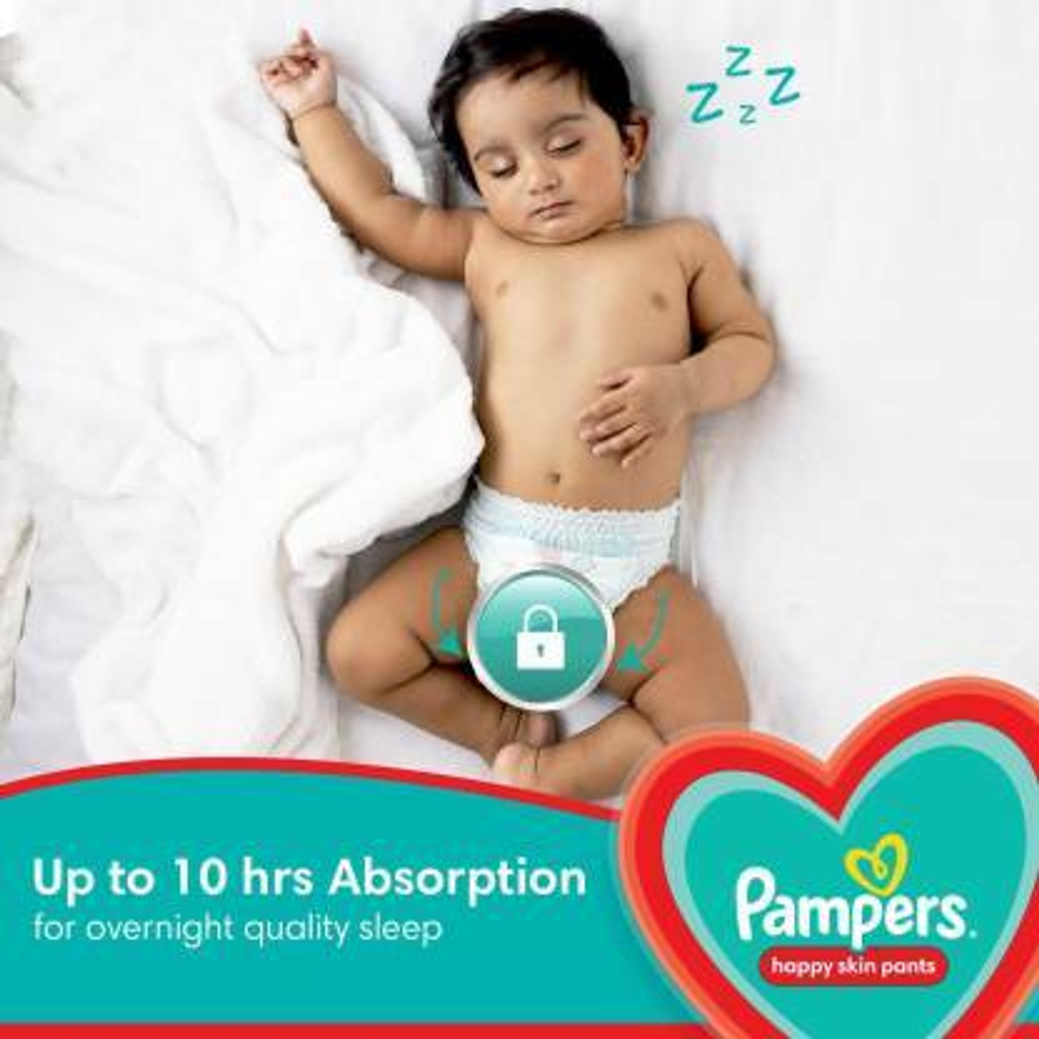 Image of Pampers Happy Skin Pants Value Pack - L
