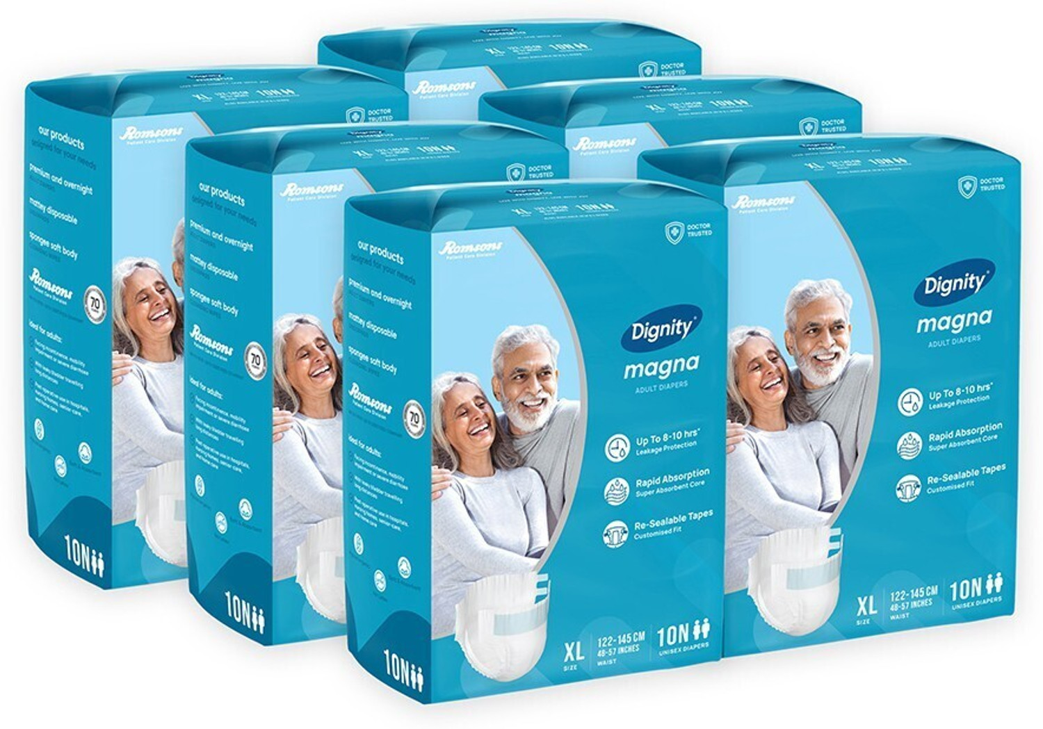 Image of DIGNITY Magna Tape Style Adult Diapers - XL