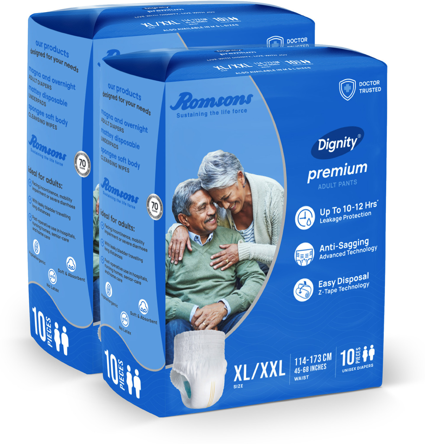 Image of DIGNITY Premium Pant Style Adult Diapers - XL - XXL