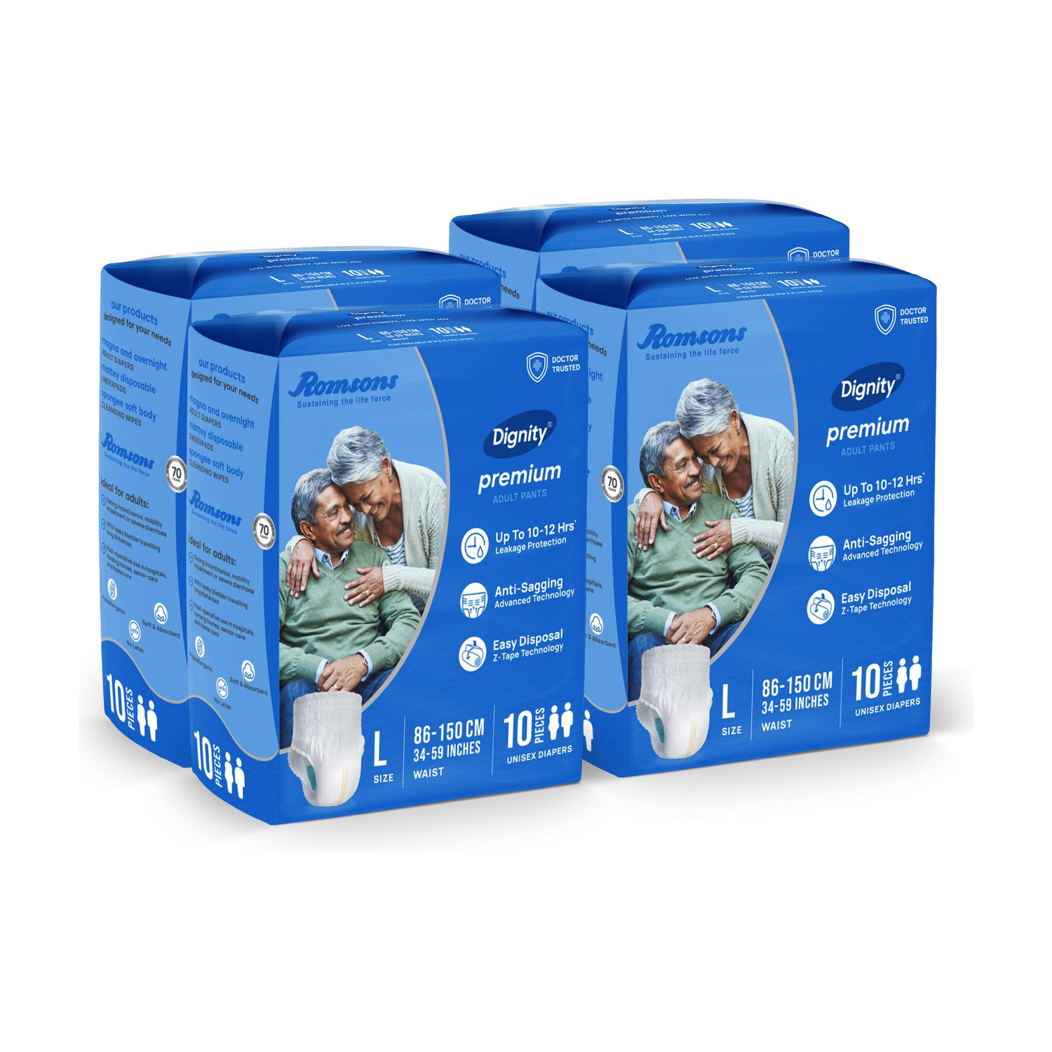 Image of DIGNITY Premium Pant Style Adult Diapers - L