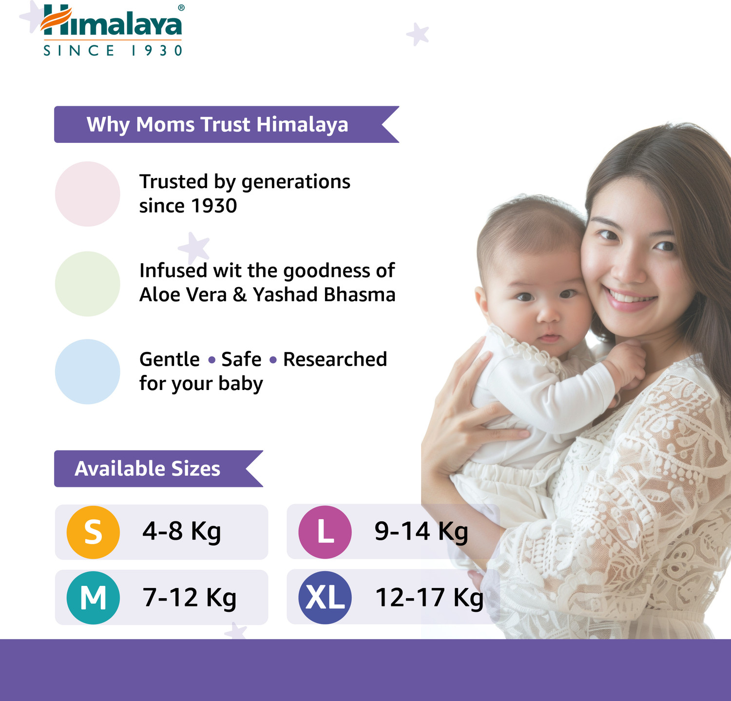 Image of HIMALAYA Soft Dry Baby Pants Diaper | 9-14 kg | Ultra Absorbent Leak-Proof Pant Diapers - L