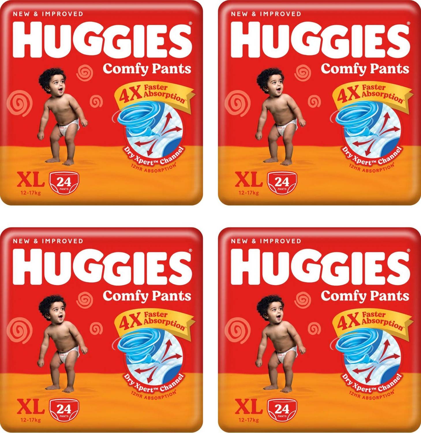 Huggies Wonder Pants Extra Large (XL) Size Baby Diaper Pants XL-2