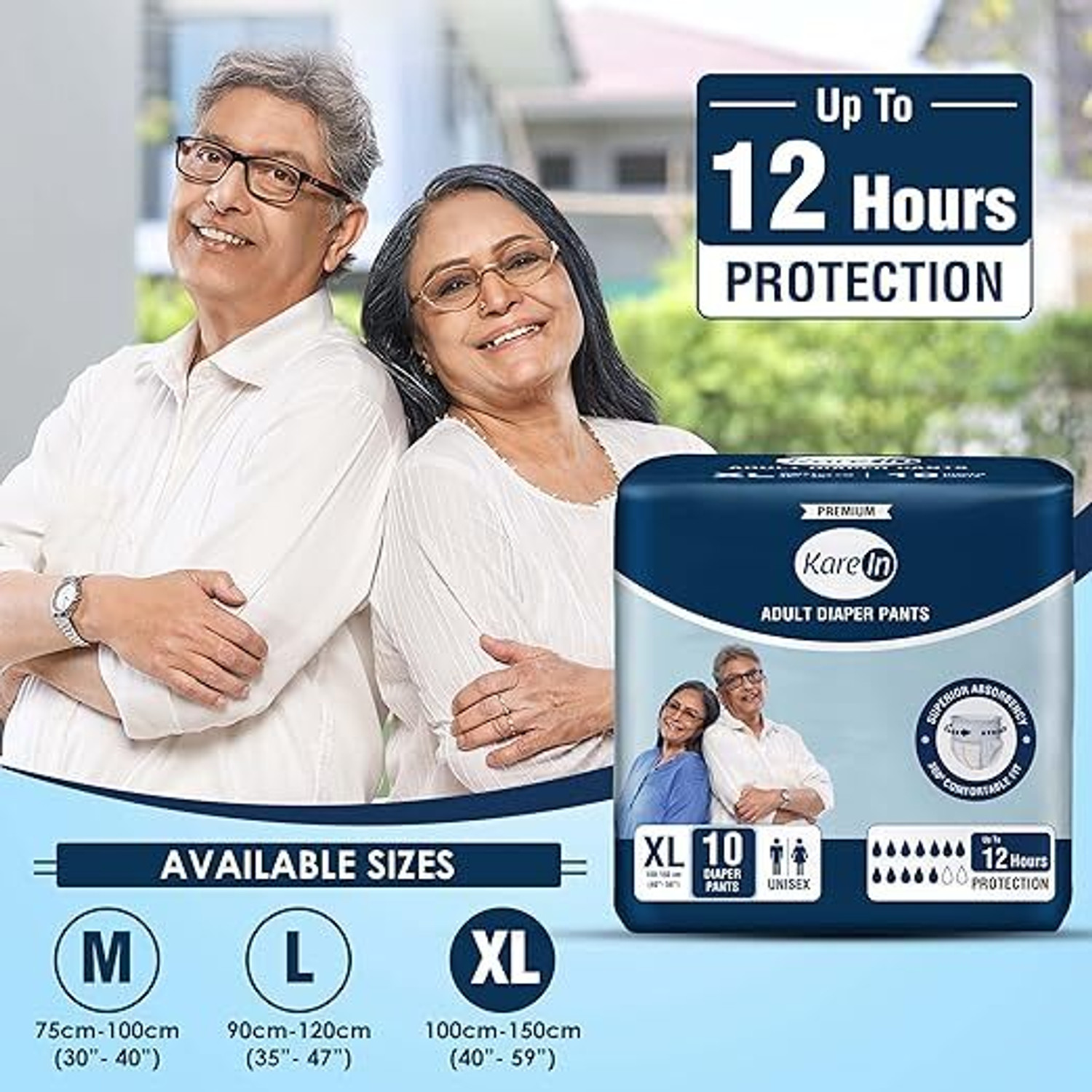 Image of KareIn Premium Pant Style Adult Diapers - XL