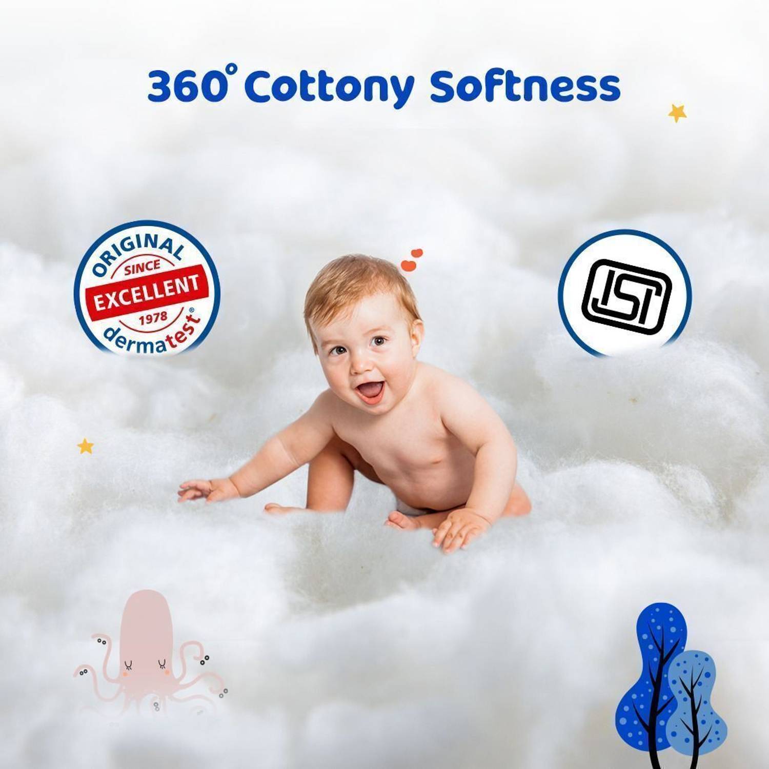 BUMTUM Double Layer Protection Pant Diapers - S (78 Pieces) - Image 5