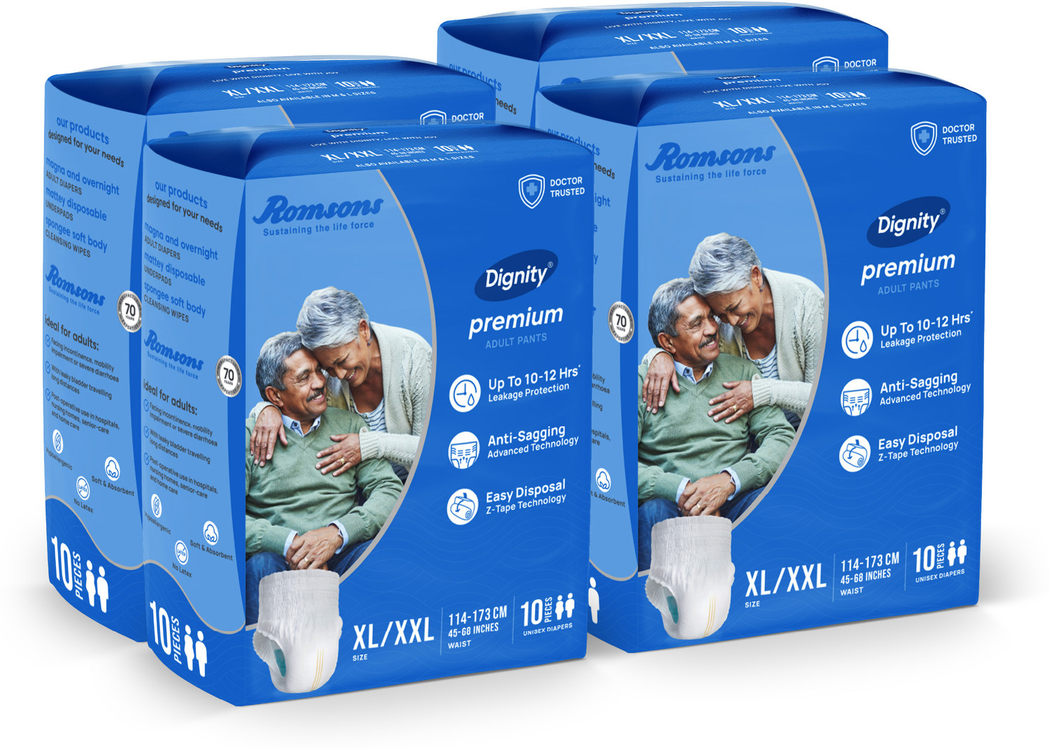 Image of DIGNITY Premium Pant Style Adult Diapers - XL - XXL