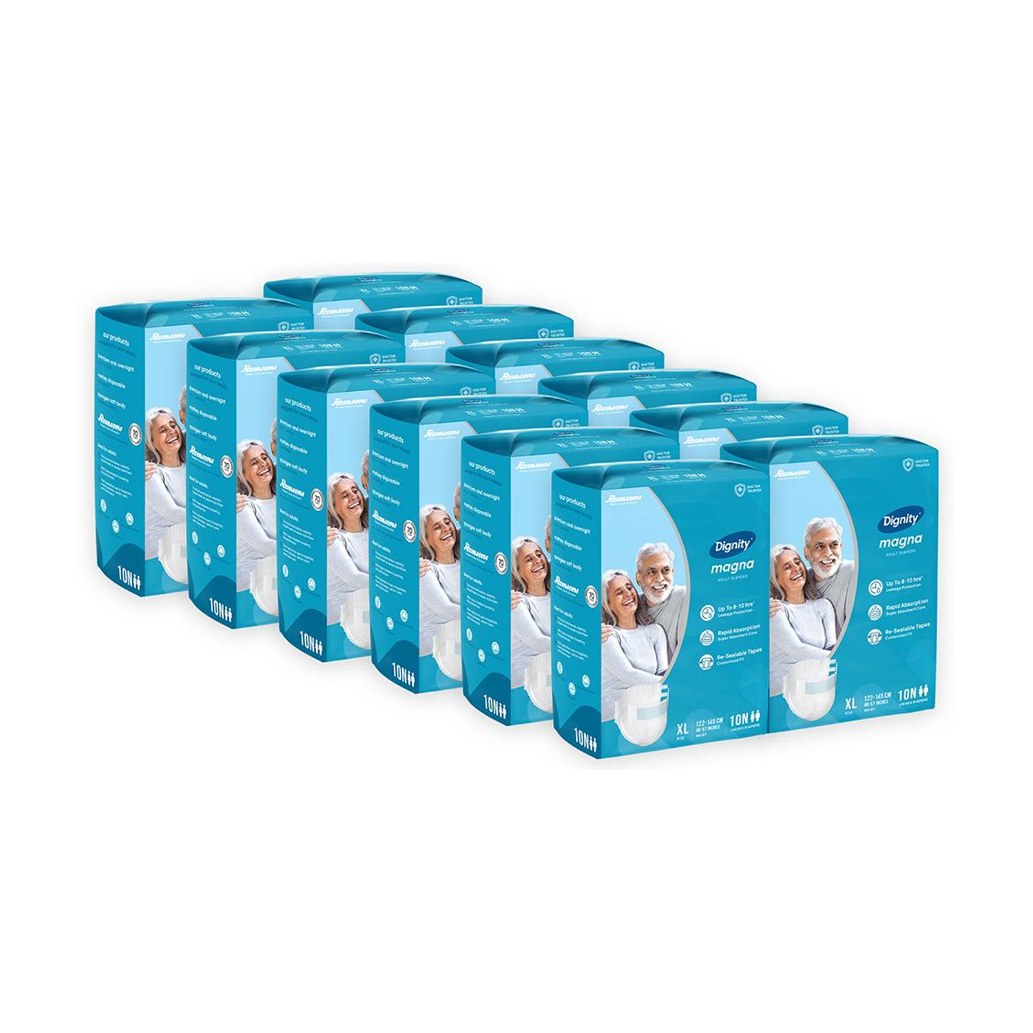 Image of DIGNITY Magna Tape Style Adult Diapers - XL