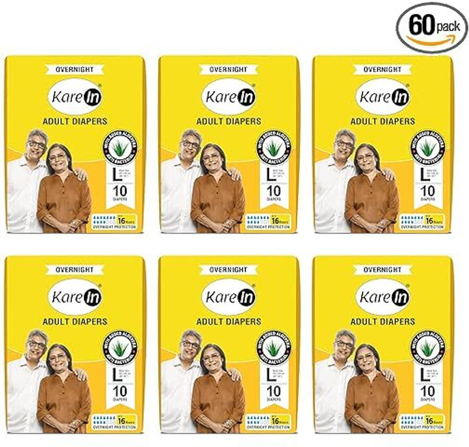 Image of KareIn Overnight Adult Diapers - L