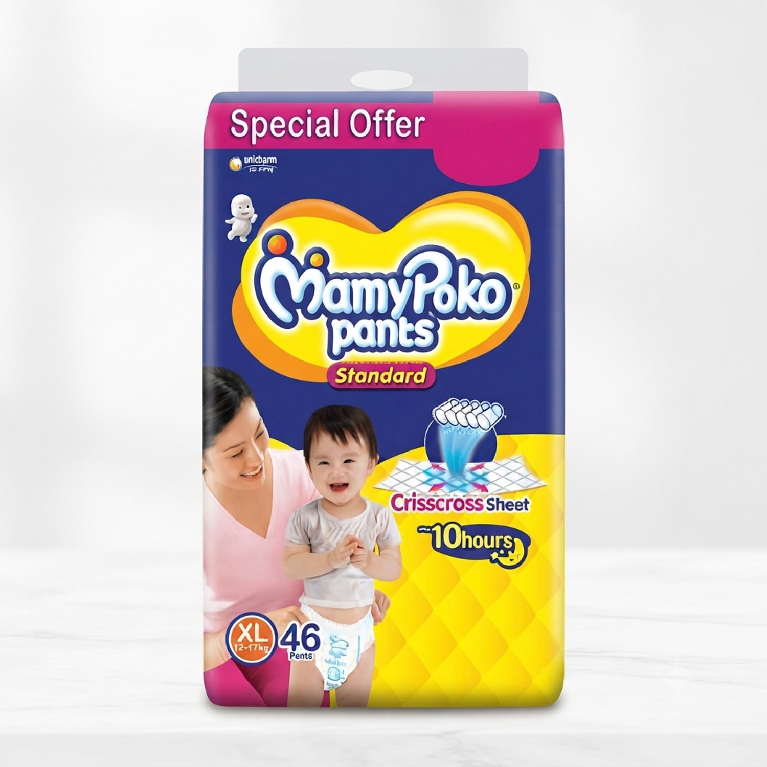 Image of MamyPoko Many poko pants Standard Pant Diapers - XL
