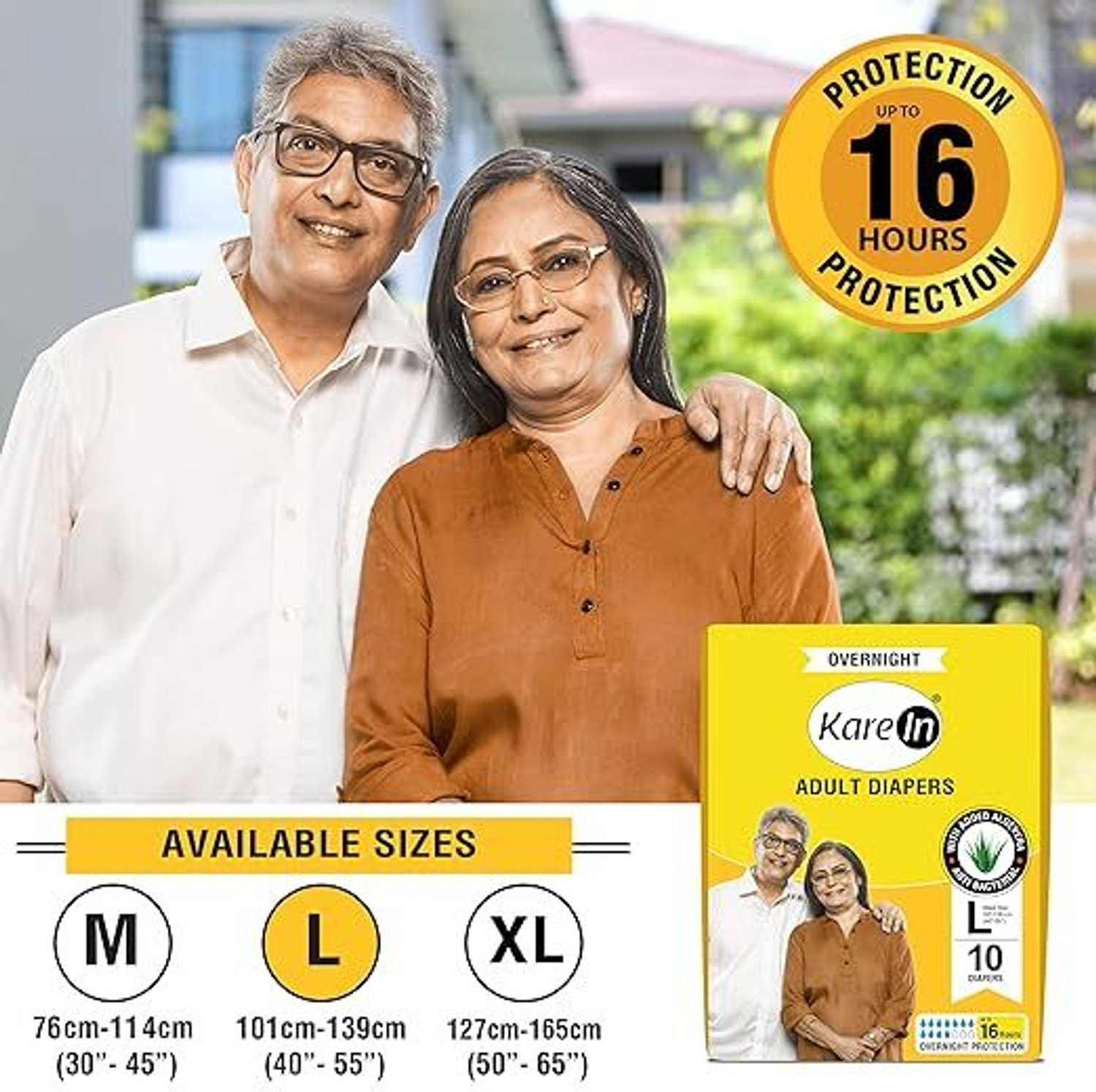 Image of KareIn Overnight Adult Diapers - L