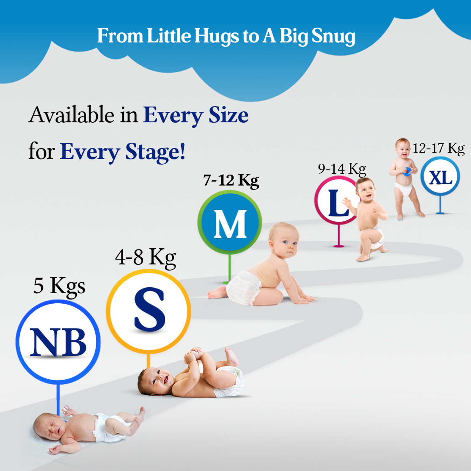 Image of TODDLES Comfy Baby Diaper Pants Upto 5 kg Combo of 2 with Quick Absorption Technology Pant Diapers - New Born
