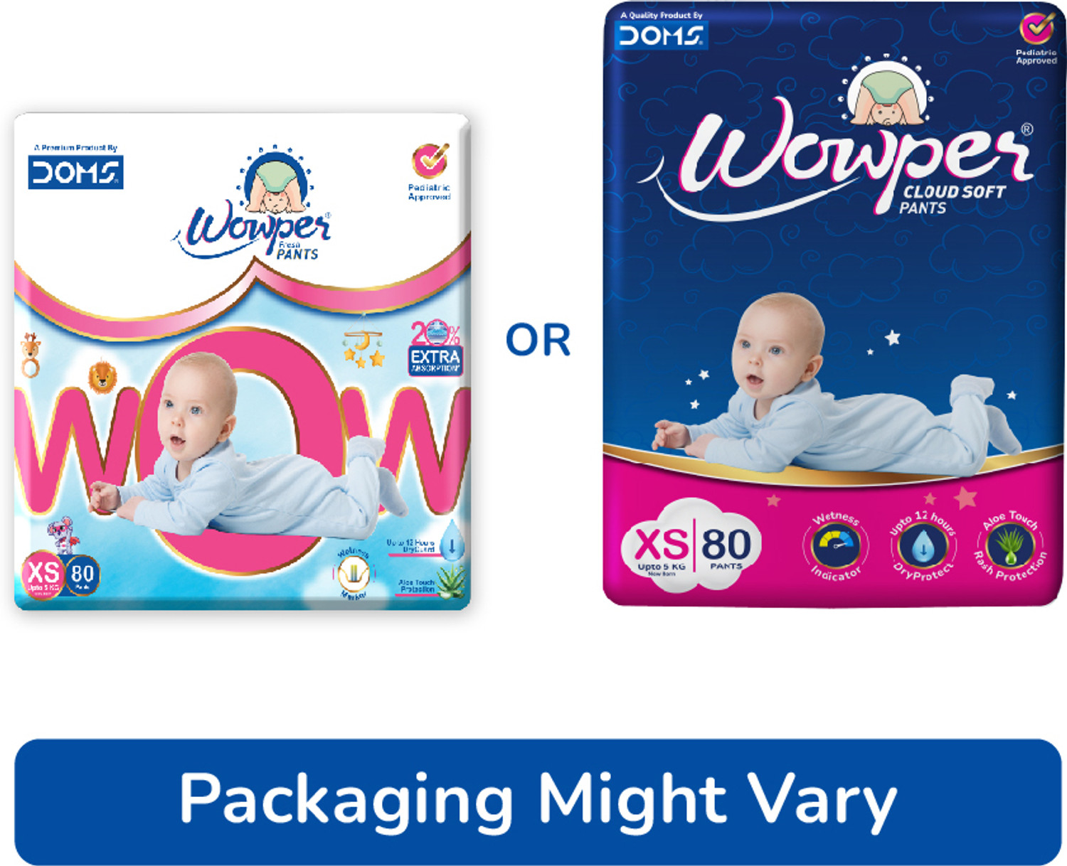 Image of Wowper Baby Diaper Pants |up to 12 hrs Absorption |0-5 Kg | Super Soft Diapers Pant Diapers - XS