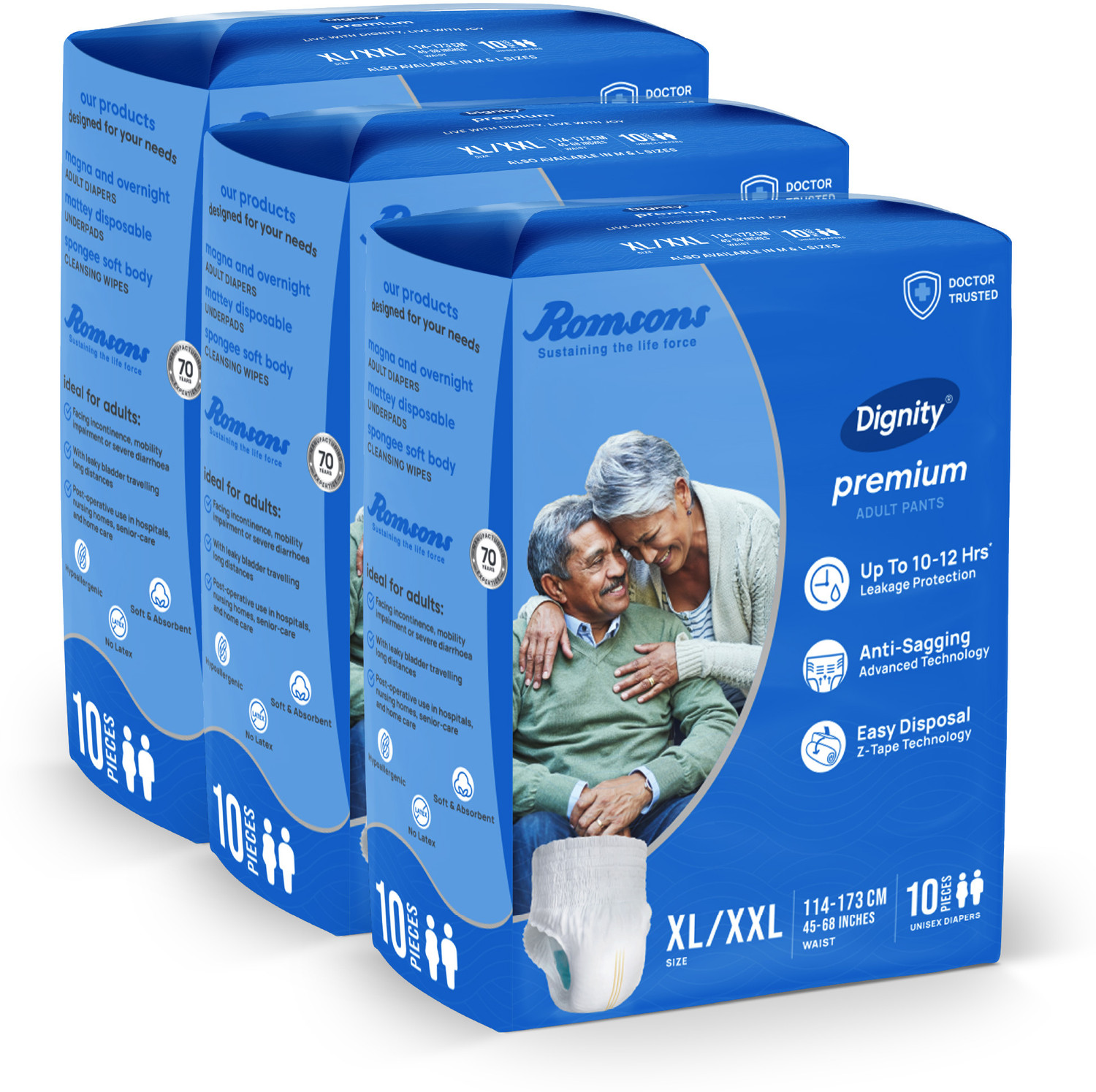 Image of DIGNITY Premium Pant Style Adult Diapers - XL - XXL