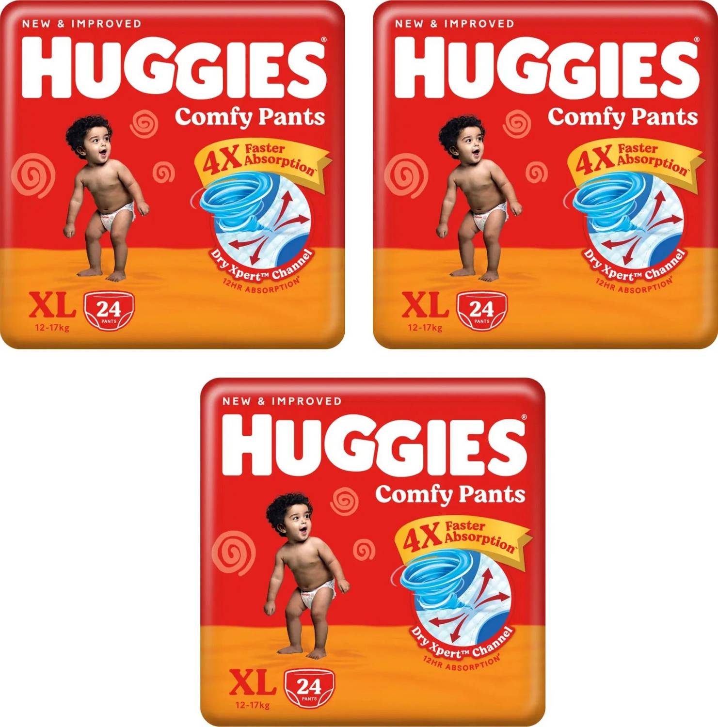 Huggies Wonder Pants Extra Large (XL) Size Baby Diaper Pants XL-2