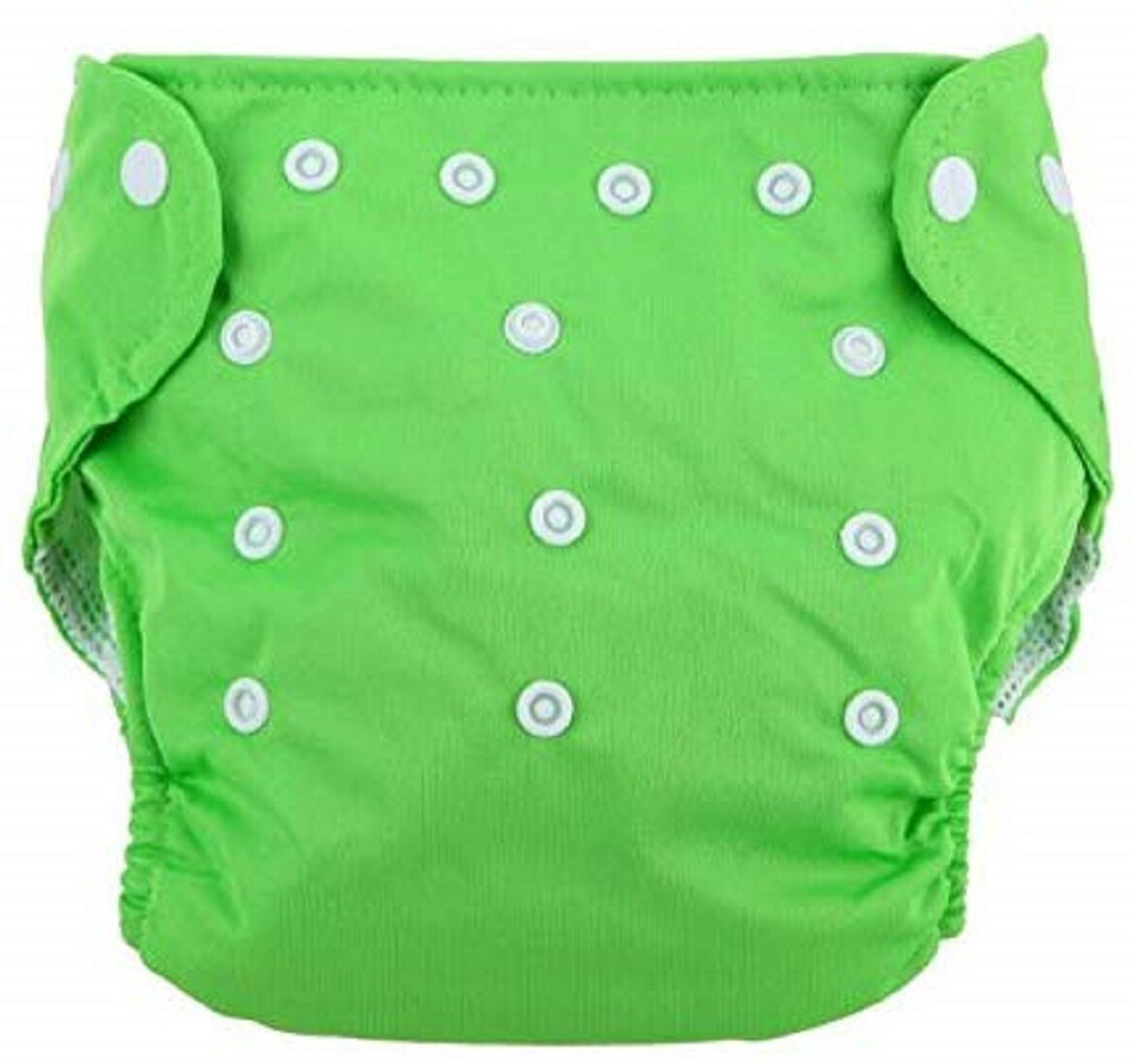 Image of TINNY TOTS Pack of 2 Pocket Button Style Baby Reusable Cloth Diaper Nappy Autumn Winter Special Quick-Dry Adjustable With 2 Bamboo Microfiber Inserts Pad(5 Layers) Washable Wet-Free For New Borns /Toddlers /Infants /New Borns(BG;0-24 Months;3-17KGS) Pant Diapers - L