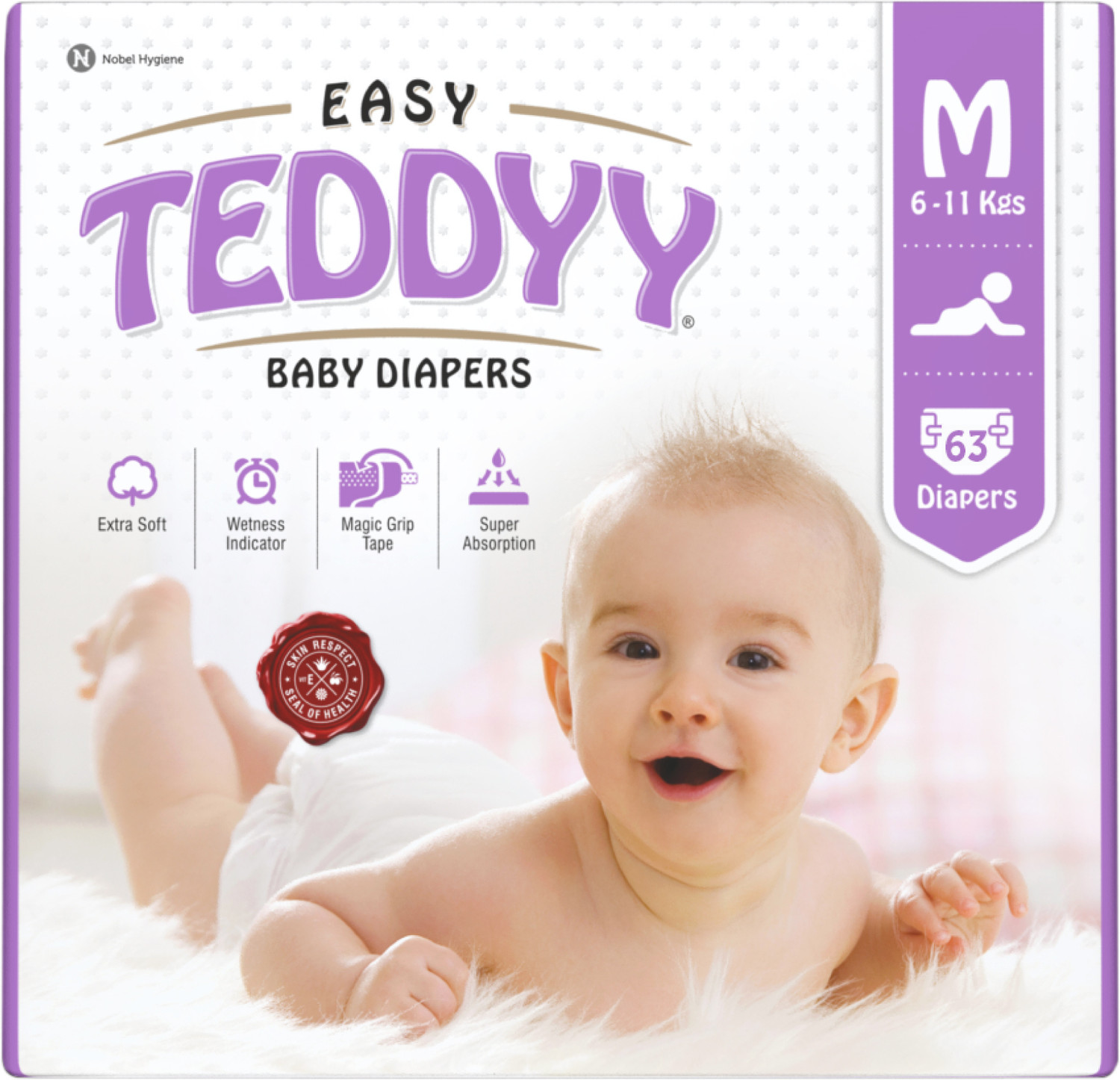 TEDDYY EASY Baby Tape Diapers Tape Diapers - M