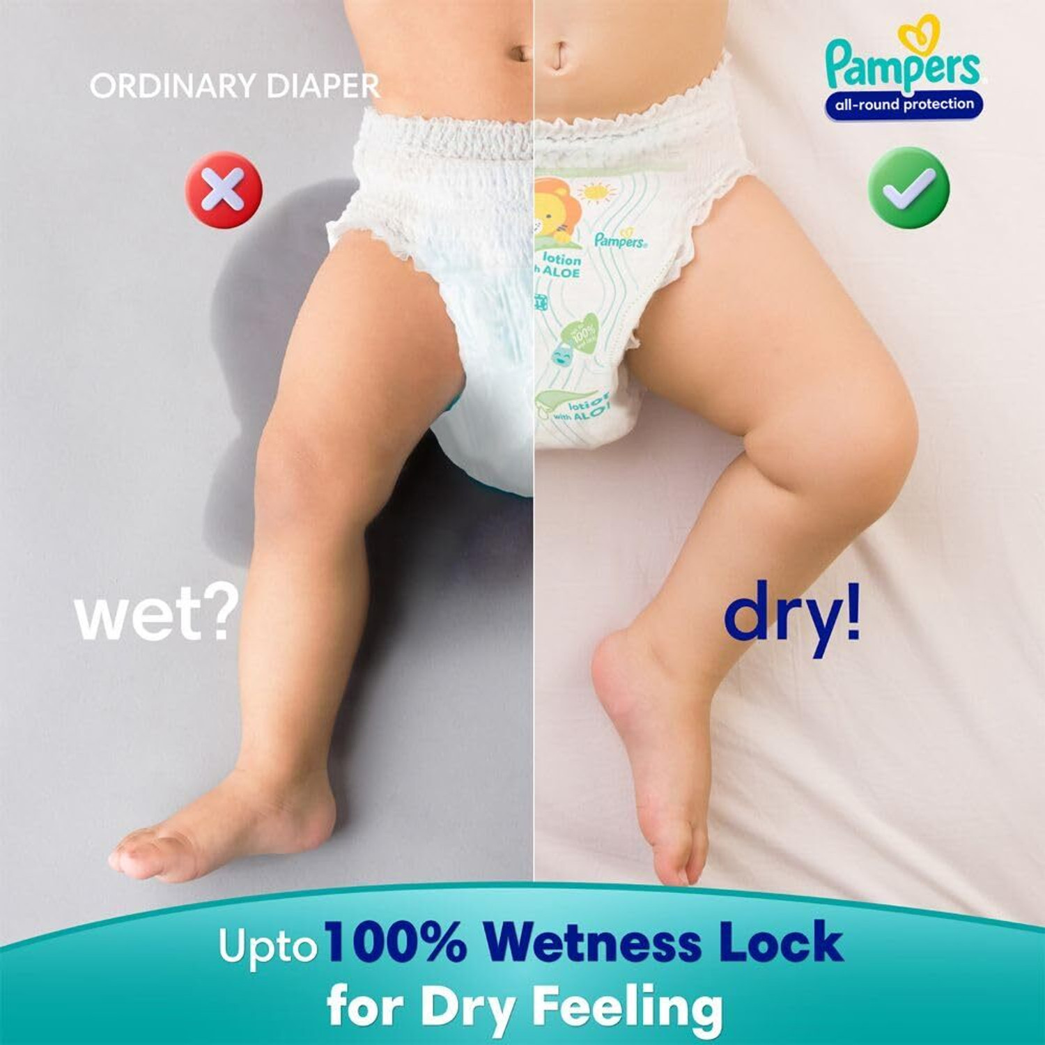 Image of Pampers All round Protection Pants - S