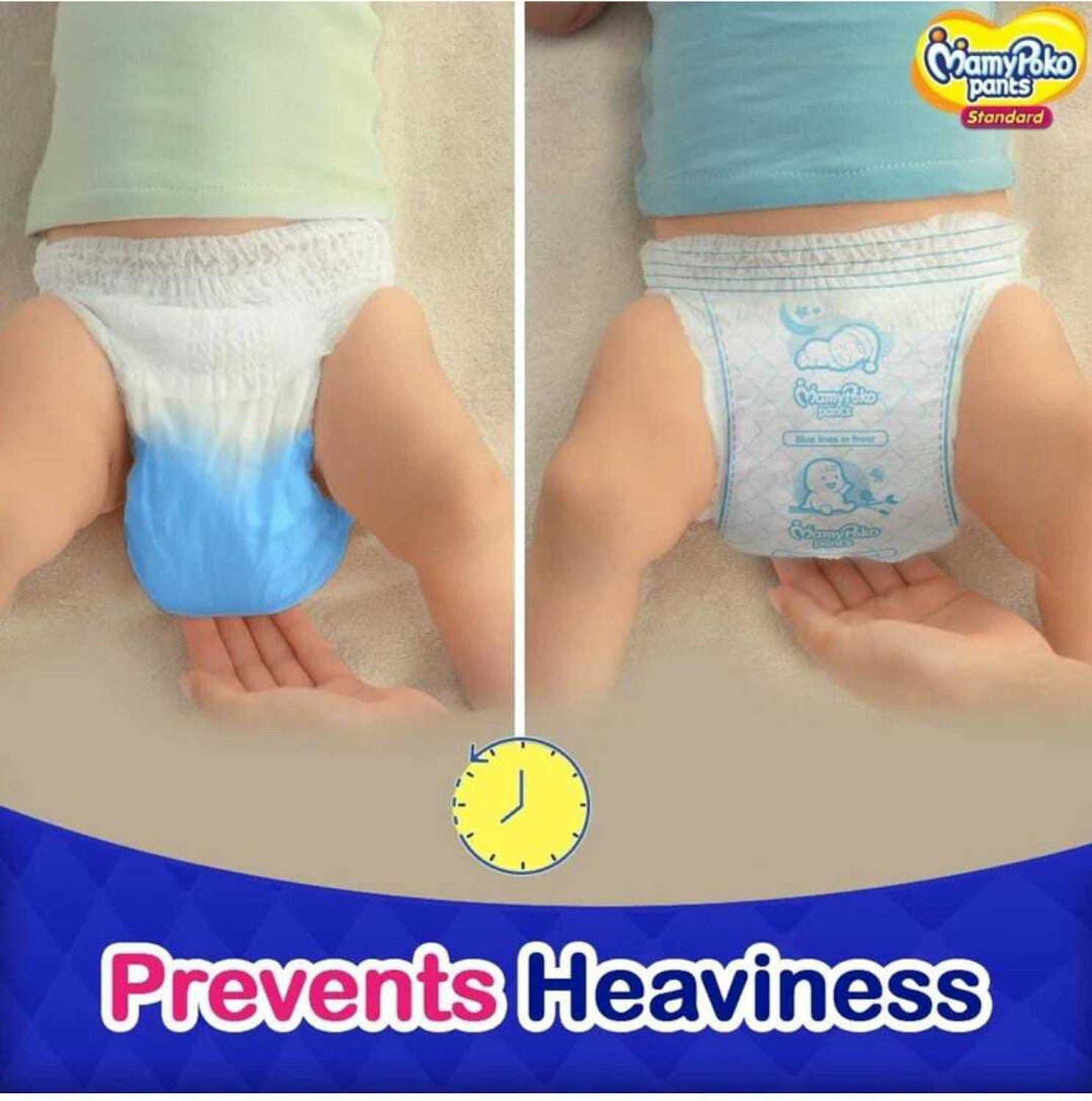 Image of MamyPoko All Night Absorb Baby Diaper Pants Small Size Pant Diapers - S