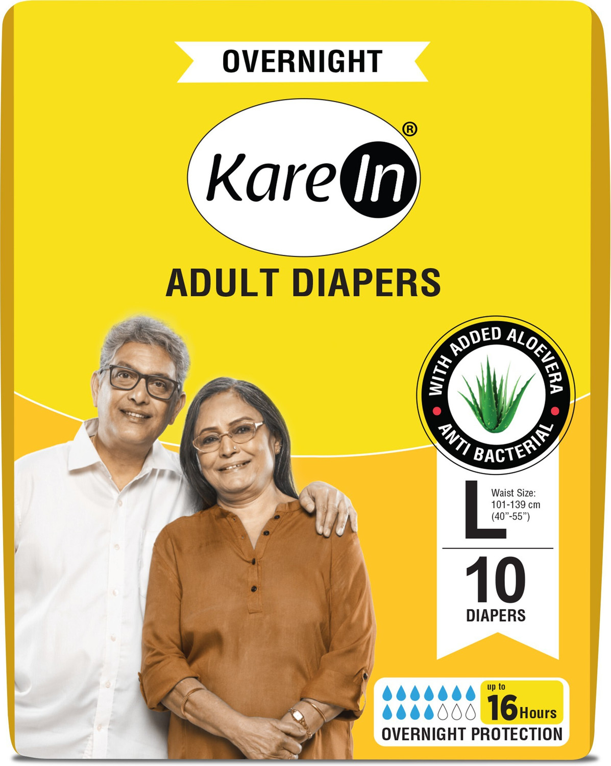 Image of KareIn Overnight Adult Diapers - L