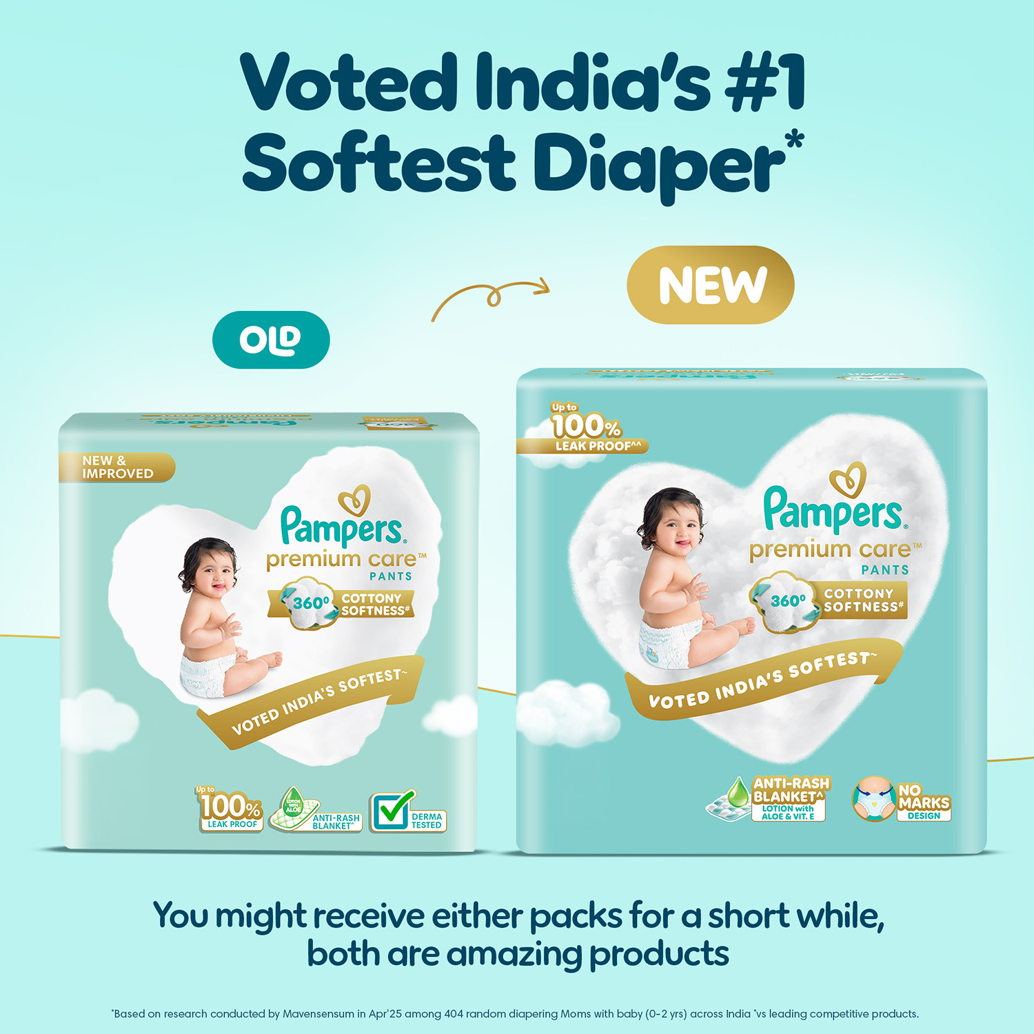 Image of Pampers Premium Care Pant Diapers - M