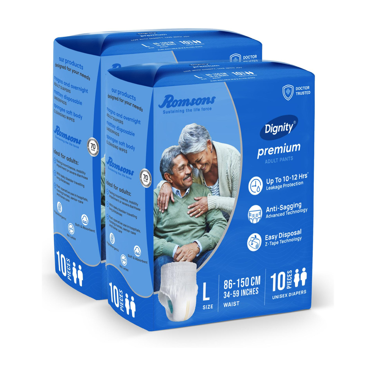 Image of DIGNITY Premium Pant Style Adult Diapers - L