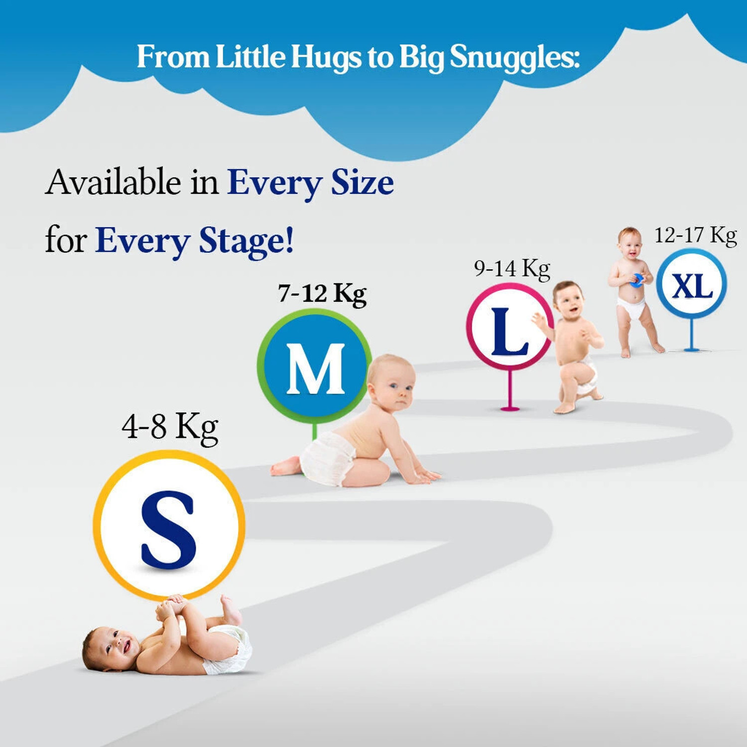 Image of TODDLES Baby Diaper Pants 34 (Size - M) With Quick Absorption Technology Pant Diapers - M