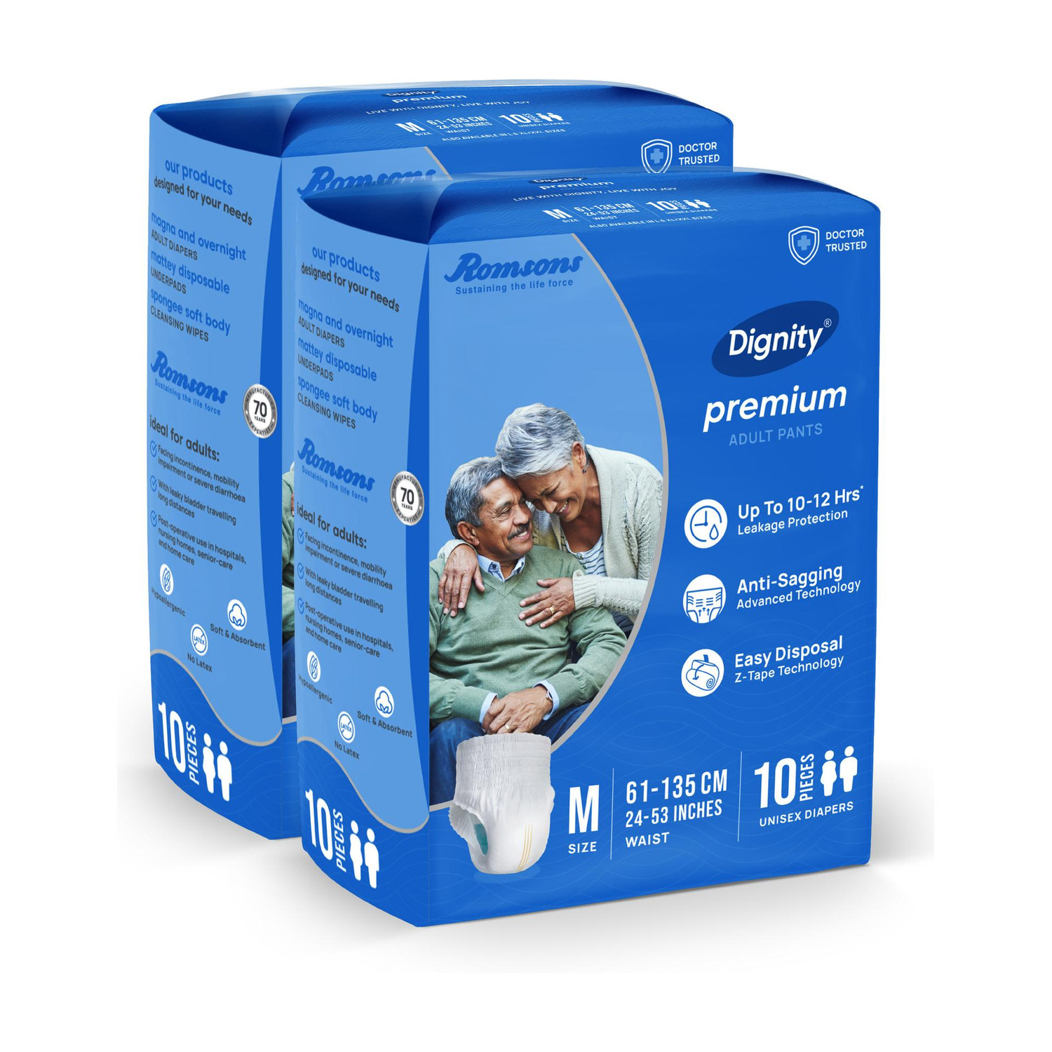 Image of DIGNITY Premium Pant Style Adult Diapers - M