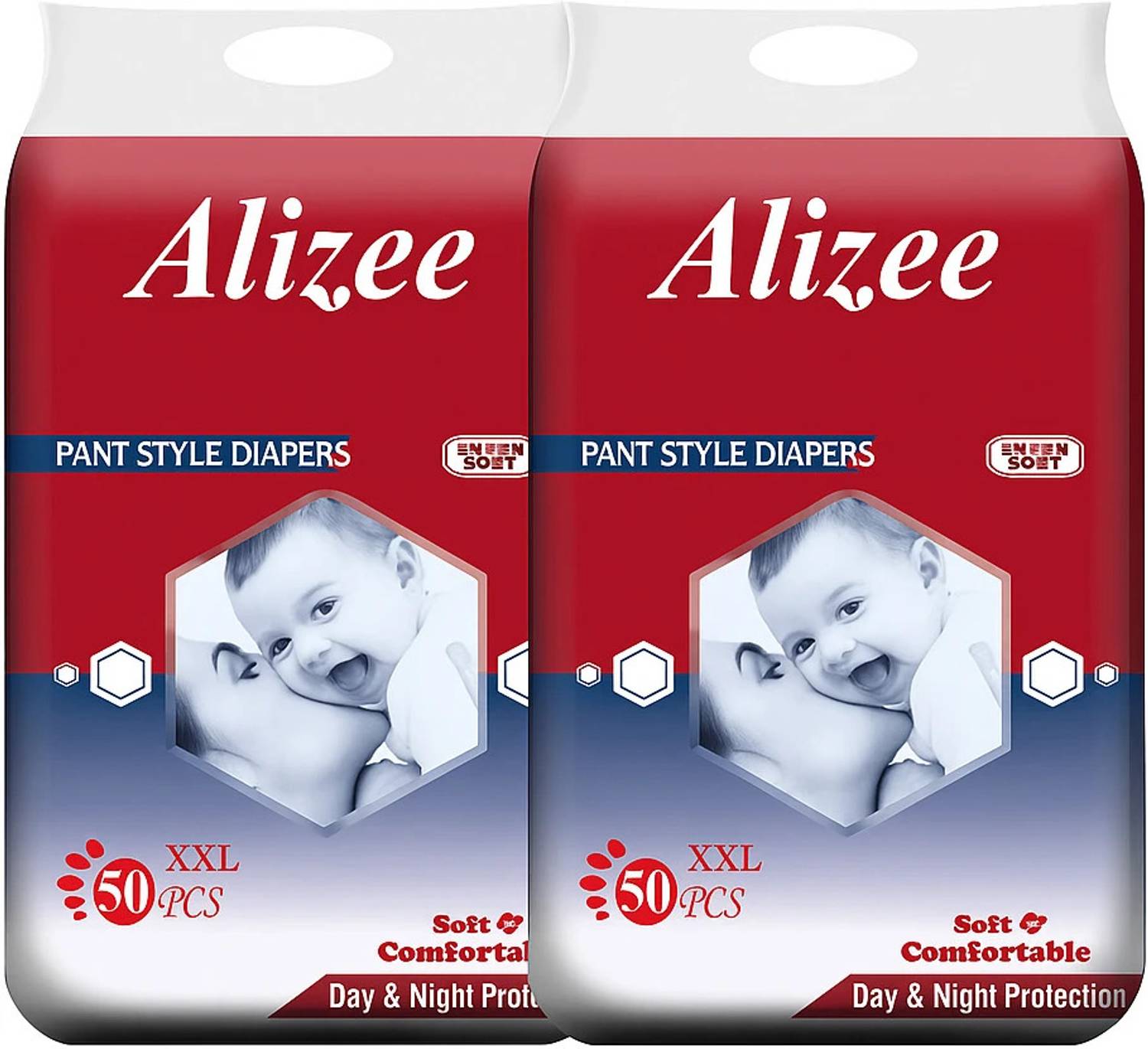 alizee Extra Care XXL SIZE diaper 50 piece (pack of 2) 16 kg & above Pant Diapers - XXL