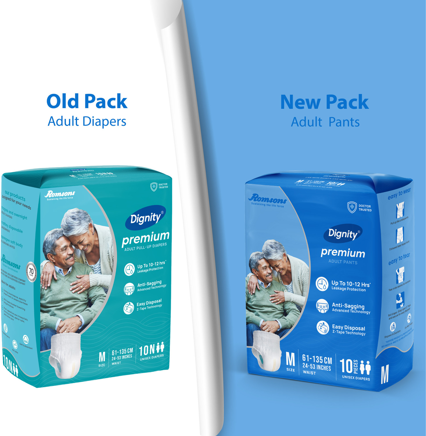 Image of DIGNITY Premium Pant Style Adult Diapers - M