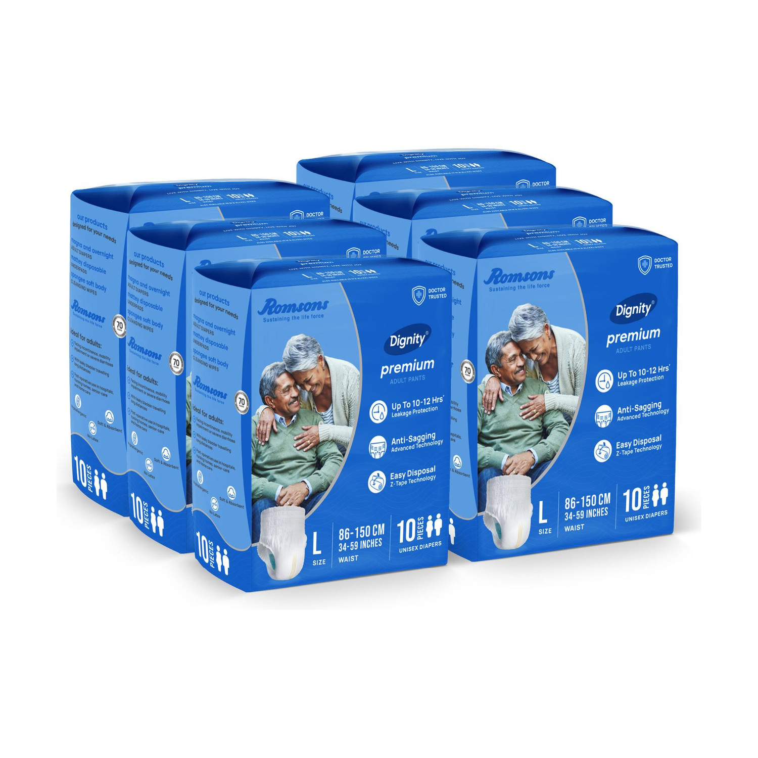 Image of DIGNITY Premium Pant Style Adult Diapers - L