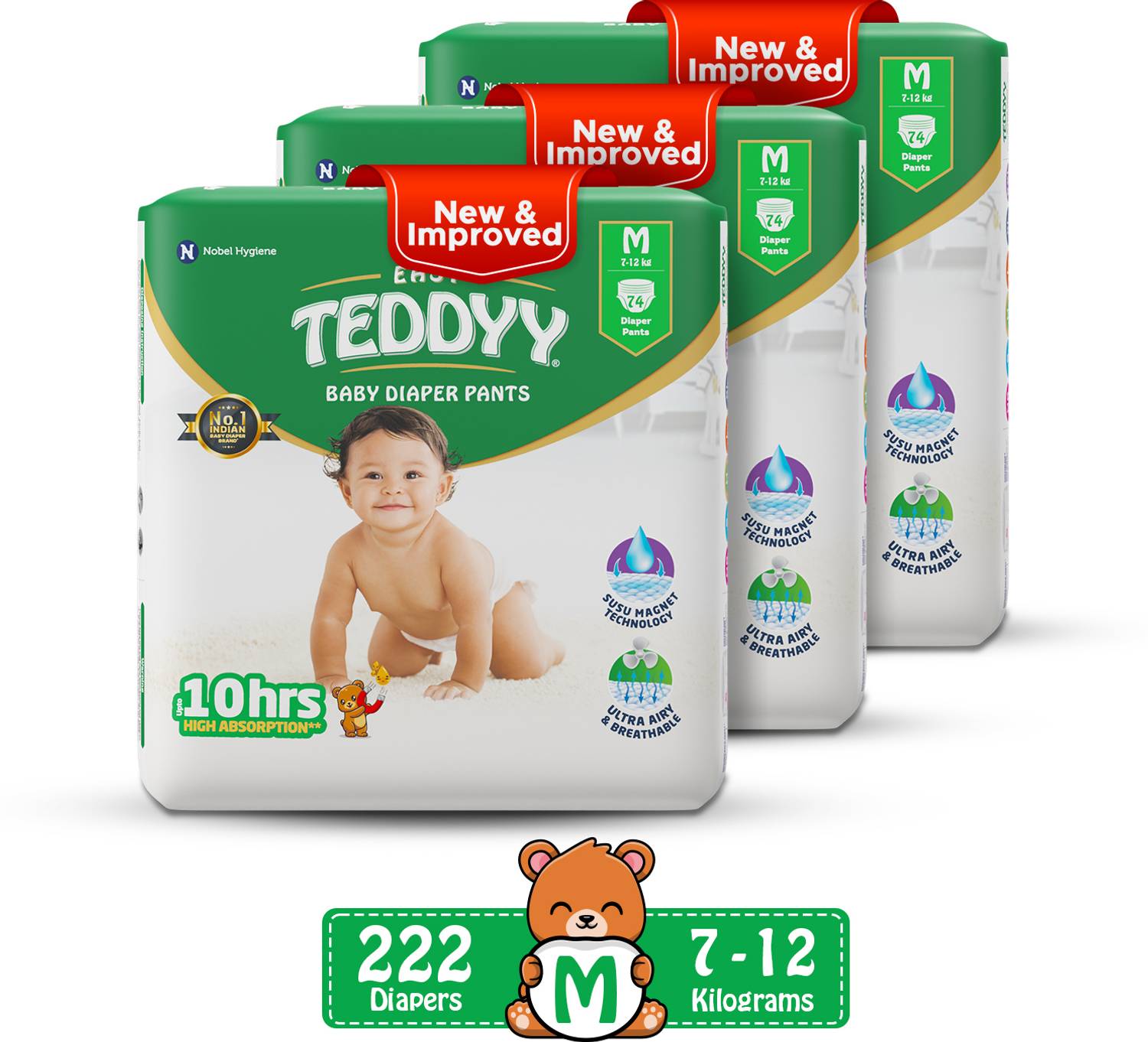 TEDDYY Easy Diaper Pants - 12 kg - Image 1