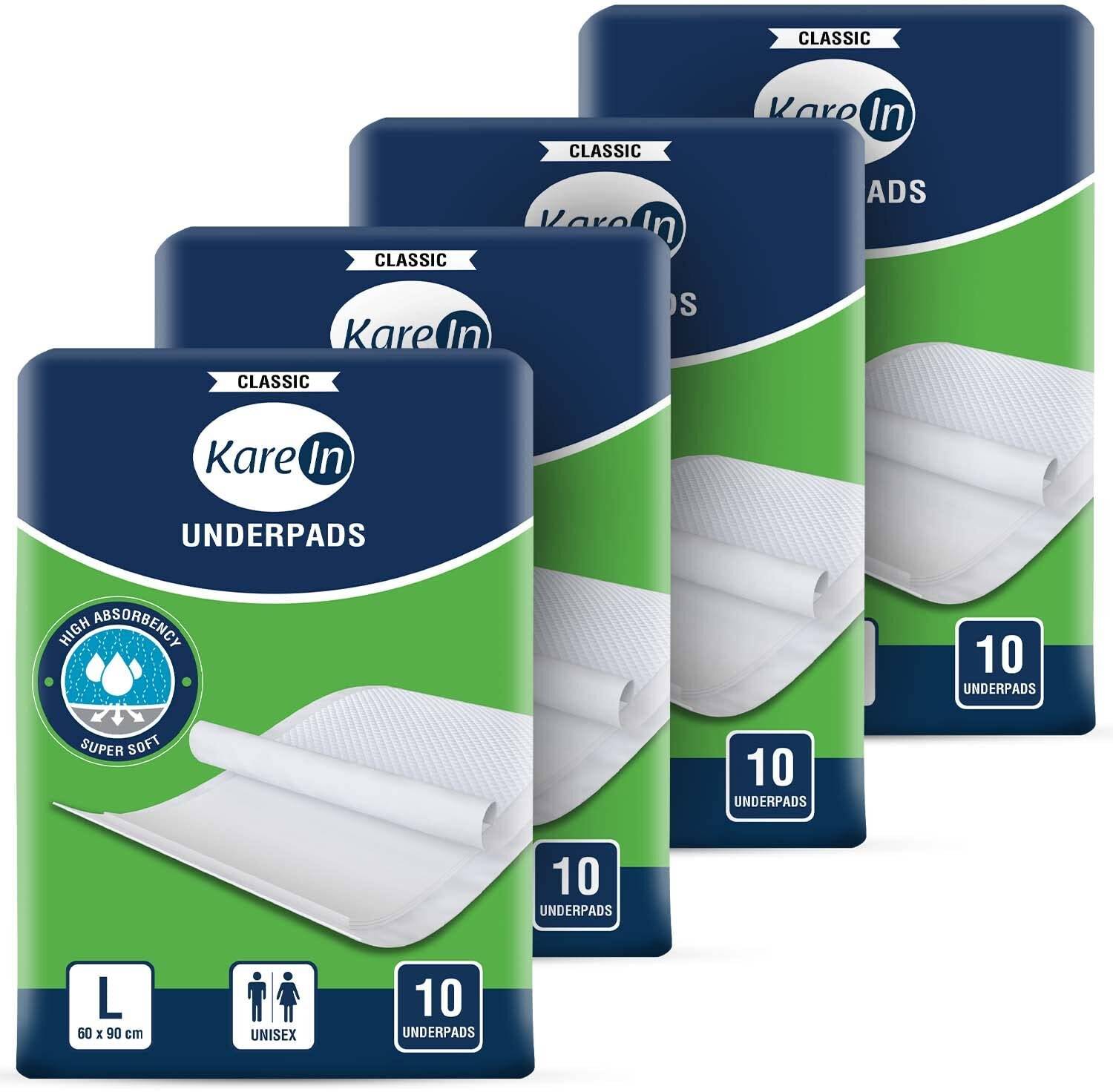KareIn Mattey Underpads, 60x90 Cm, 40 Count - Image 1