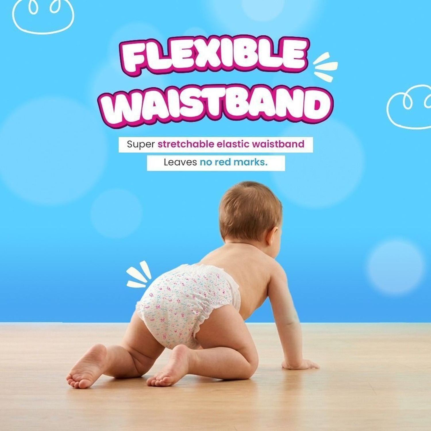 Image of Doobidoo Newly Improved Classic Soft Diaper Anti-Leak Highly Absorbent Baby Pant 12-17Kg - XL