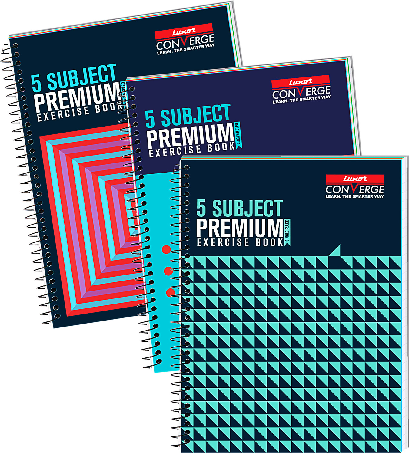 Image of LUXOR Premium Exercise Regular Notebook Ruled 250 Pages