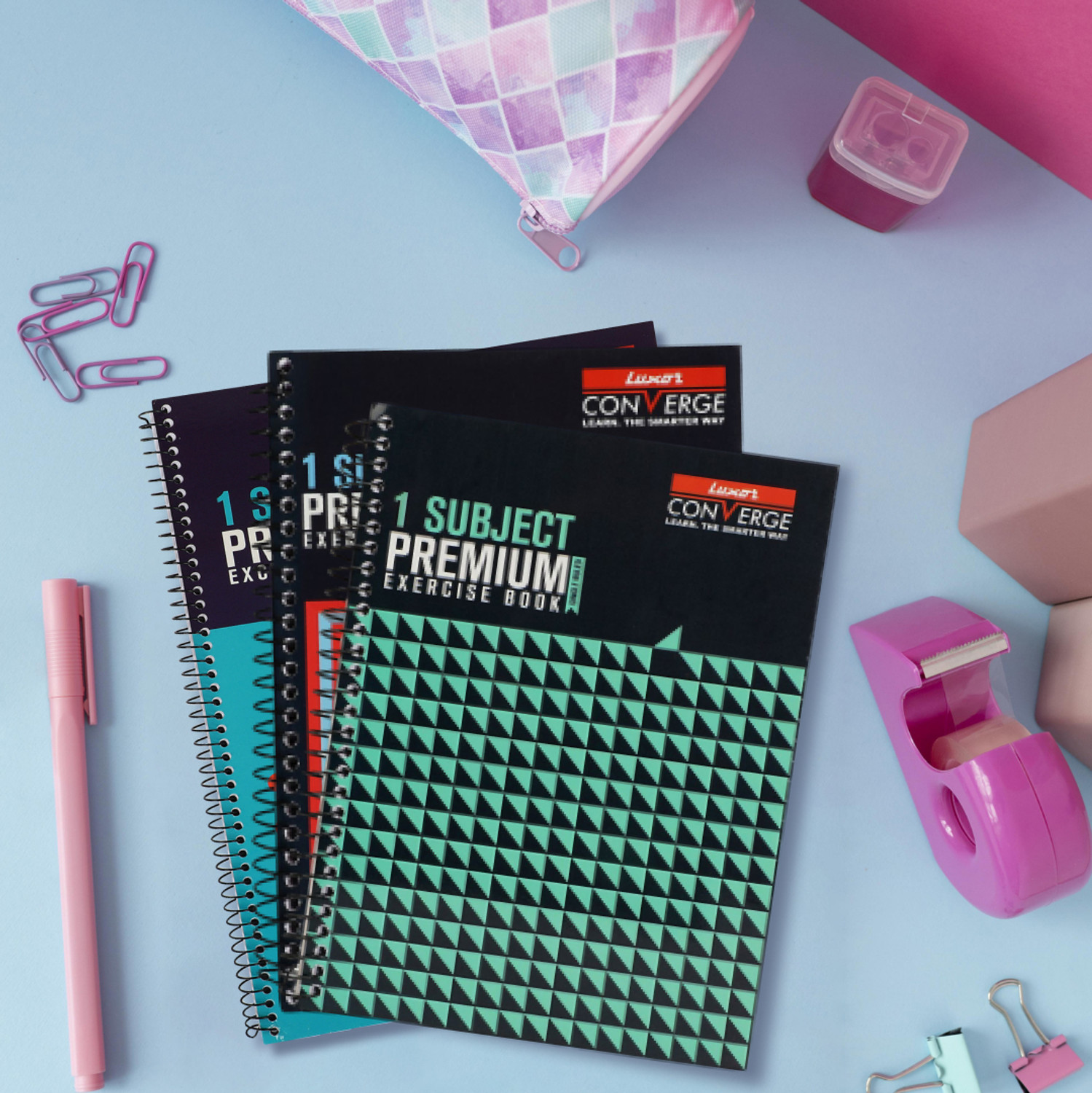 Image of LUXOR Premium Exercise Regular Notebook Ruled 250 Pages