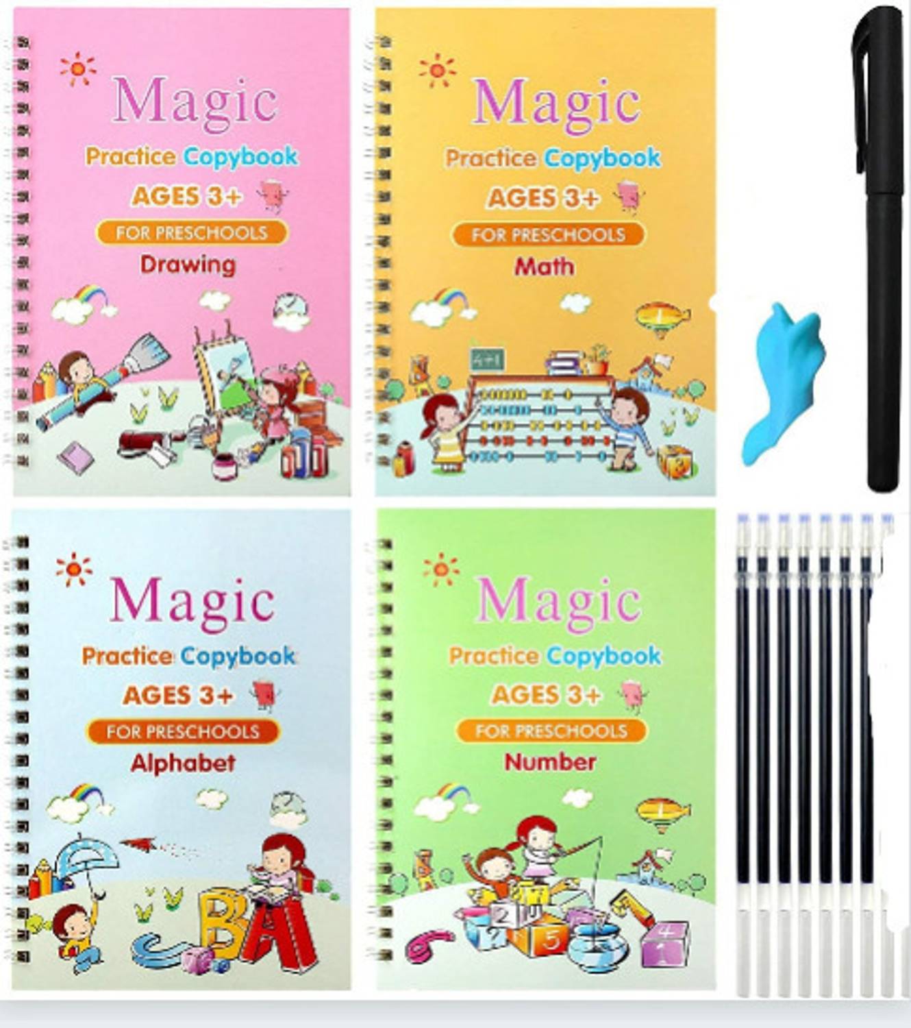 ABCD Twisty Pad Regular Notebook Ruled 8 Pages
