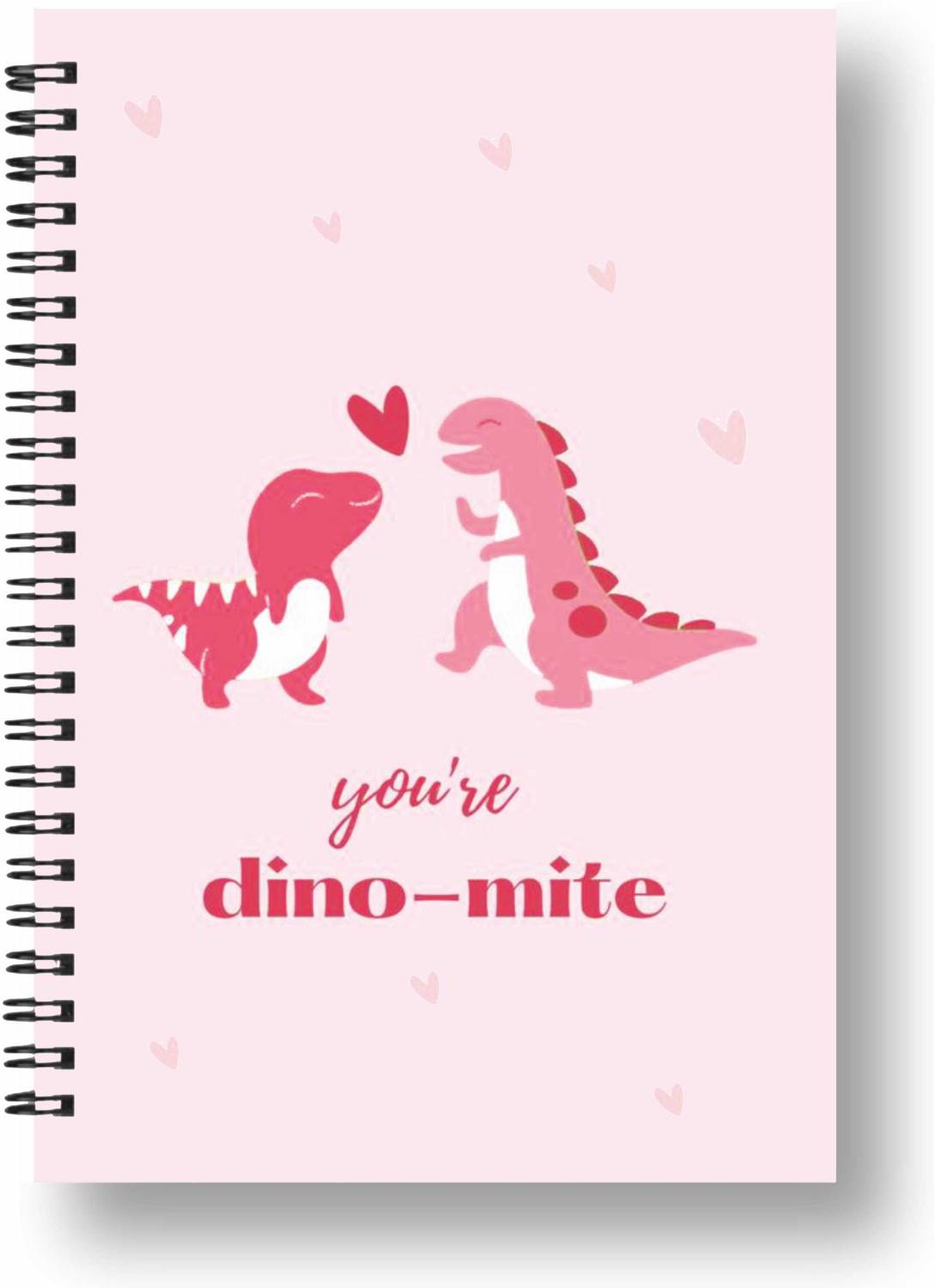 3DS Valentine Notebooks A5 Diary Ruled 144 Pages