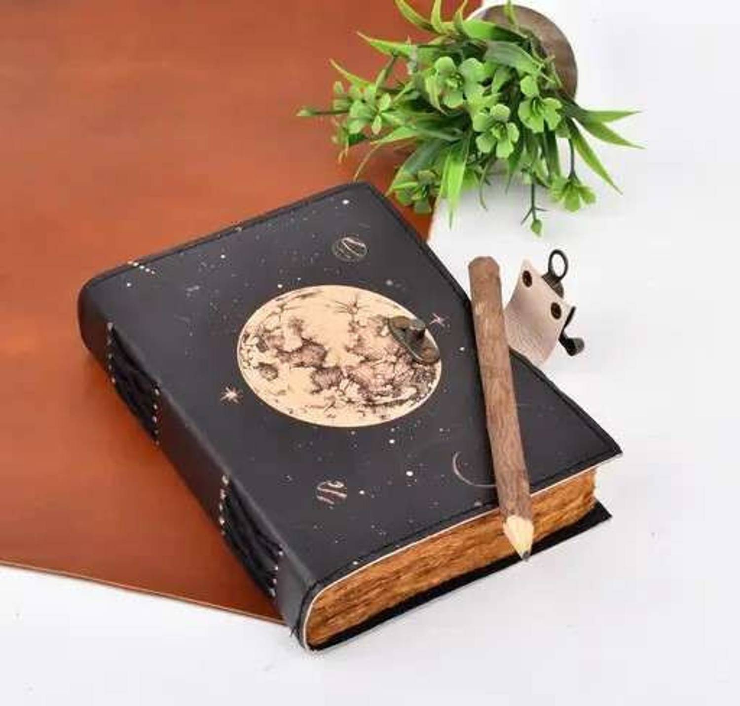 Handcrafty Paper Printed Laminated Cardboard Journal Regular Diary Unruled 200 Pages