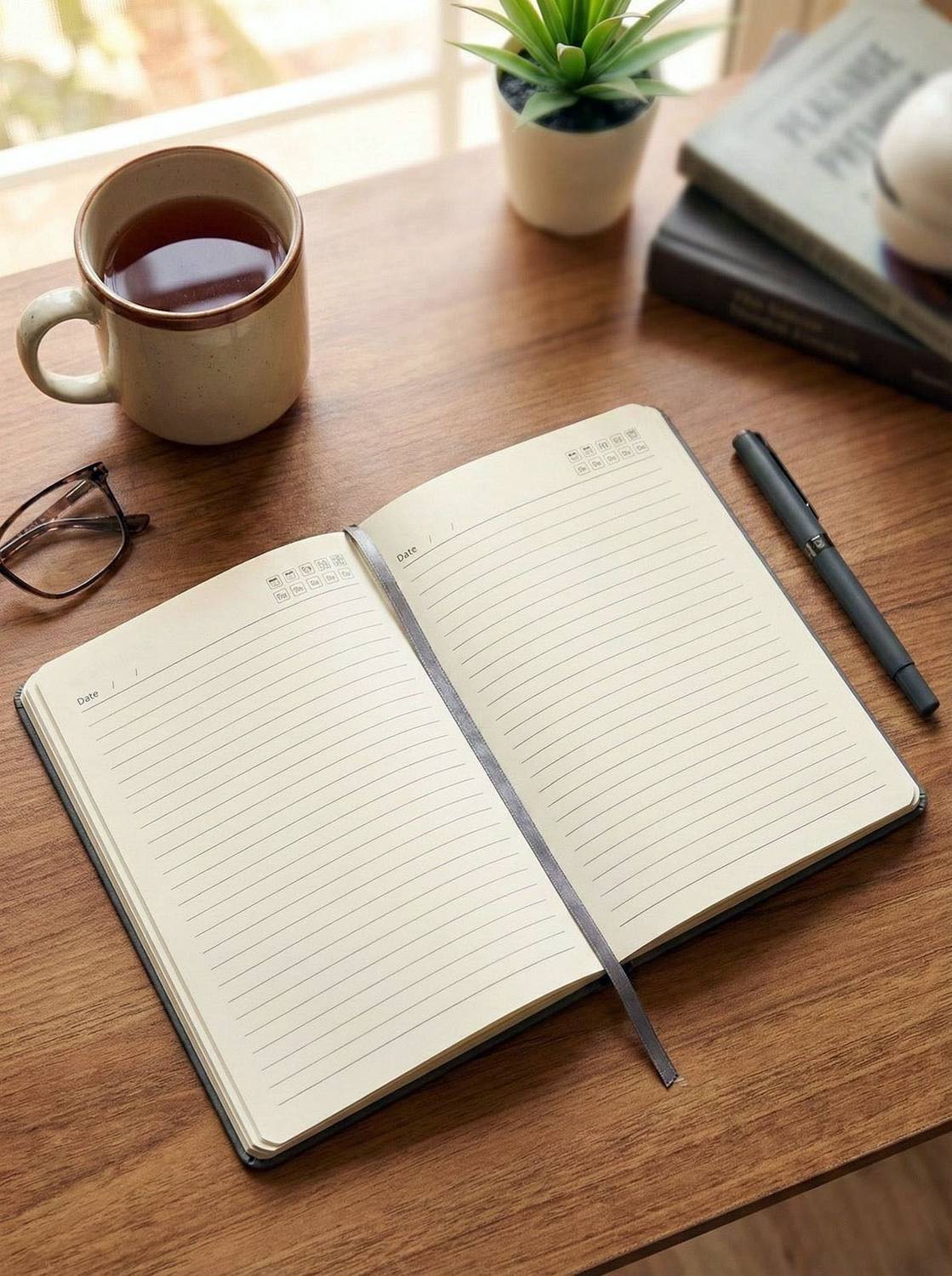 foru 2026 A5 Diary 180 Pages Gray - Image 5