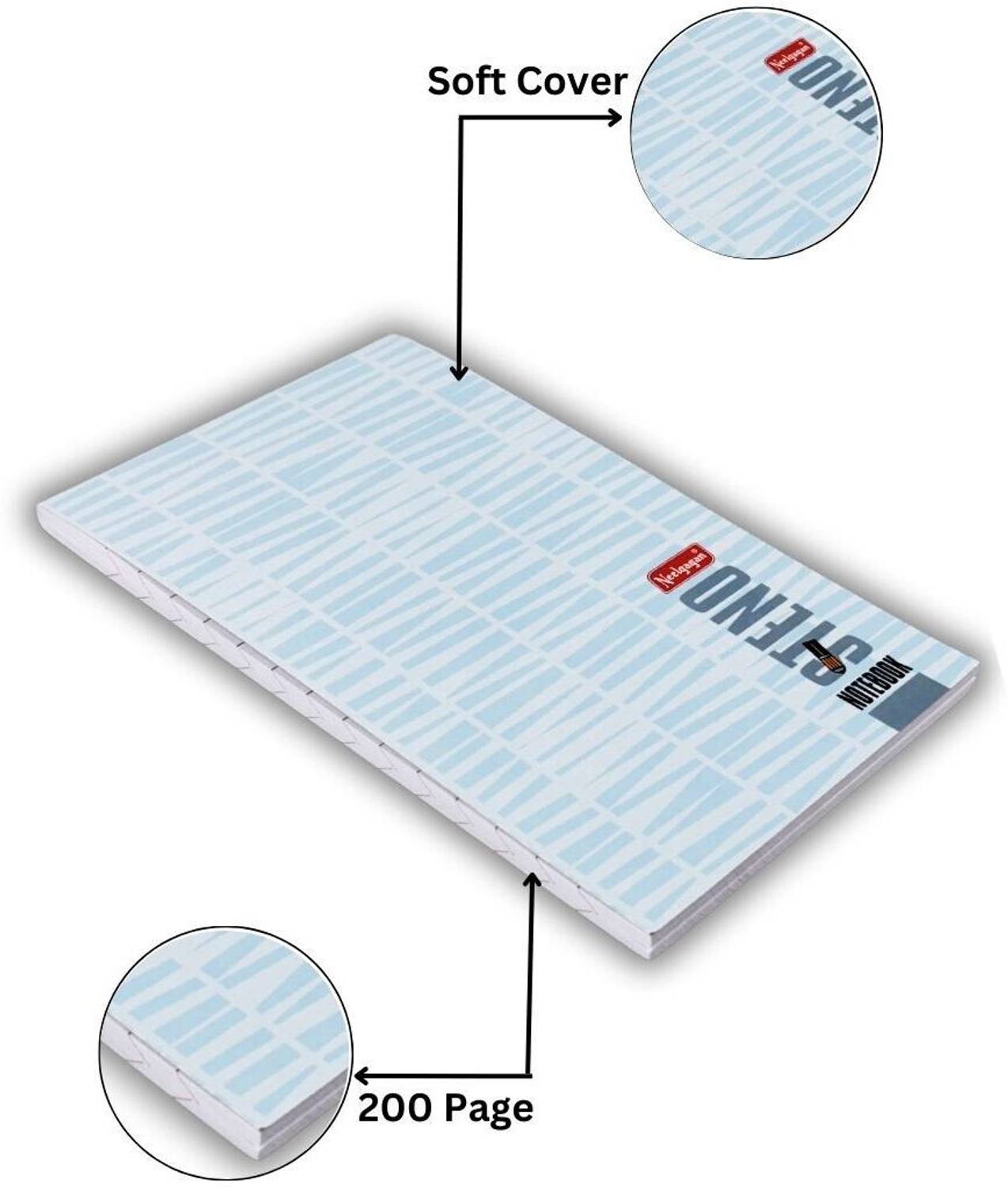 NEELGAGAN Steno Notebook 200 Pages - Image 4