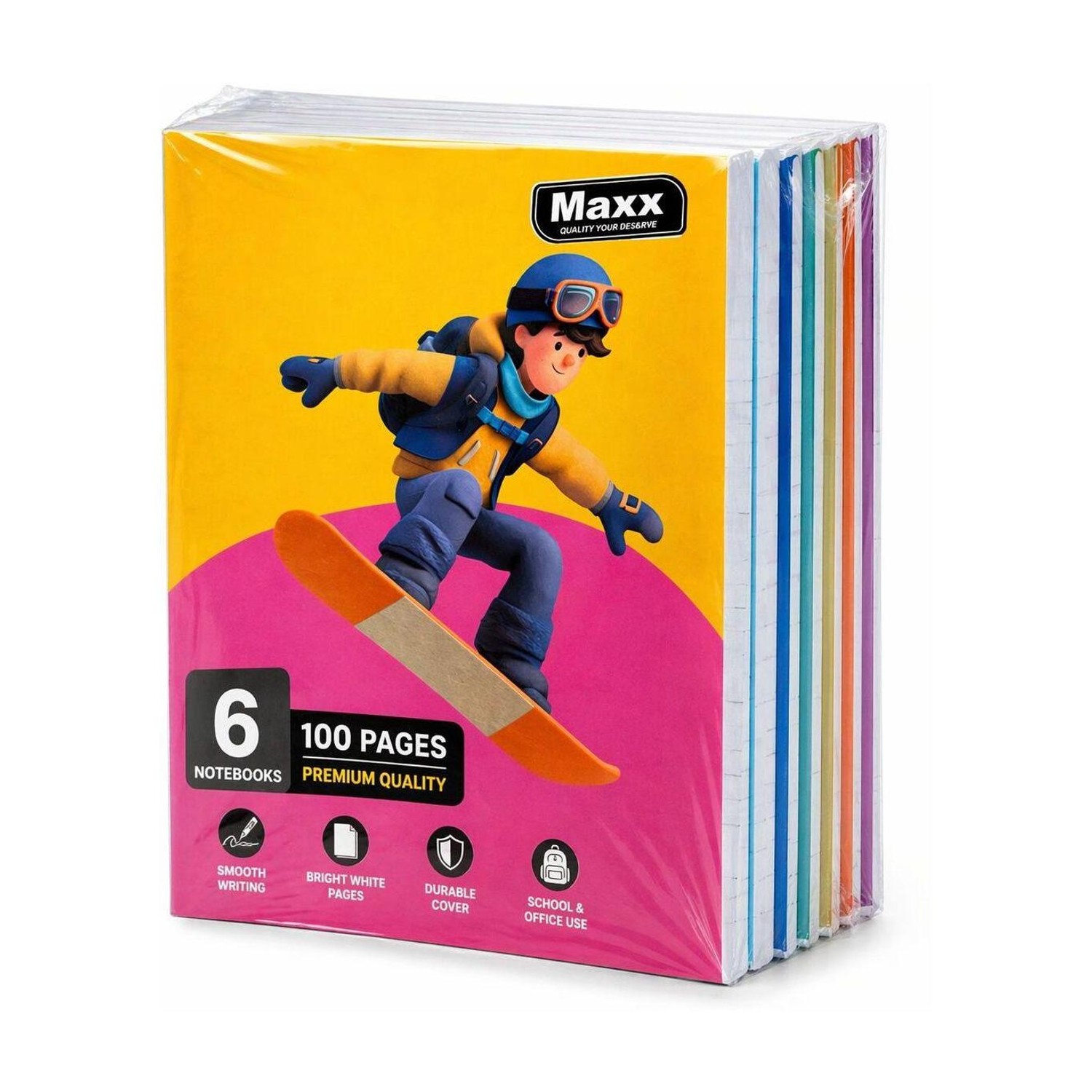 Image of jbm Copy Plus Stationery Collection - Puzzle & Motivational Series Regular Notebook Ruled 100 Pages