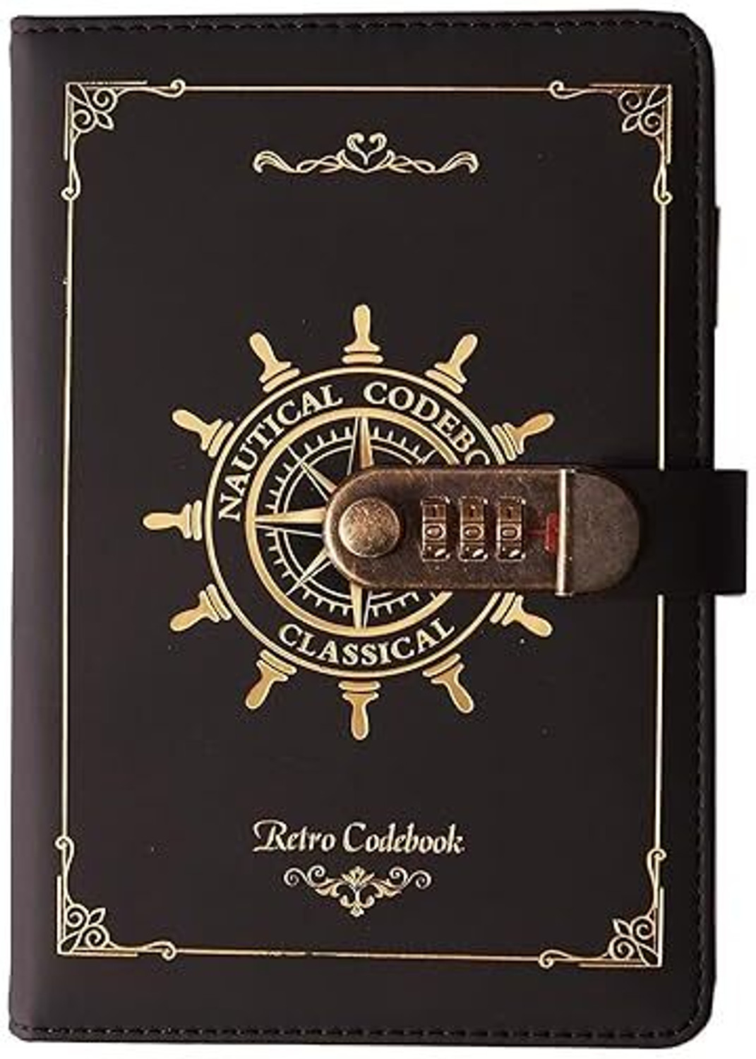 Image of YCVARIYAENTERPRISE Marble Diary Journal with Lock for Girls and Women - Secret Diaries A5 Diary Single Ruled 0 Pages