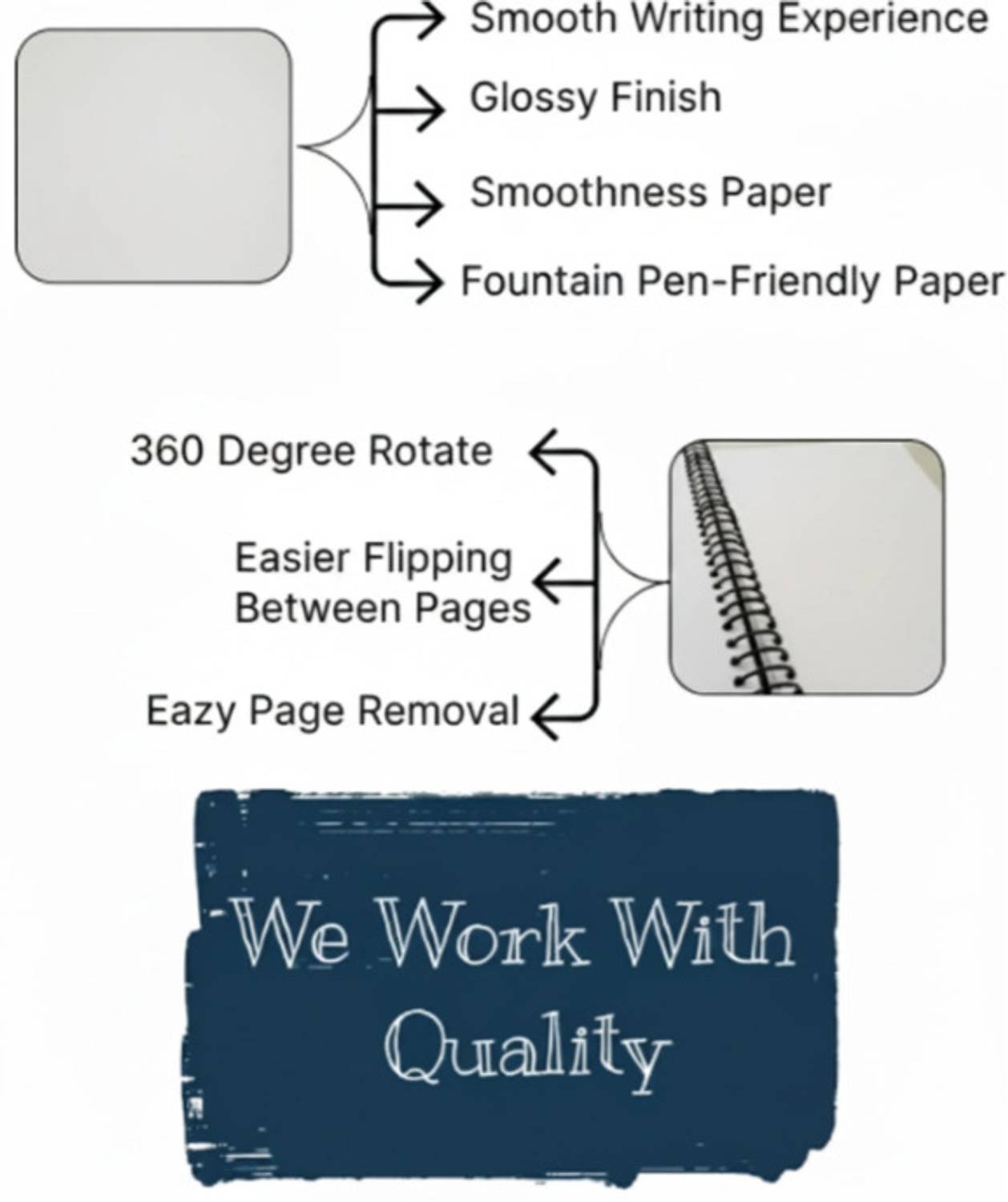 ABC Likhokal A4 Unruled Notebook 200 Pages - Image 3