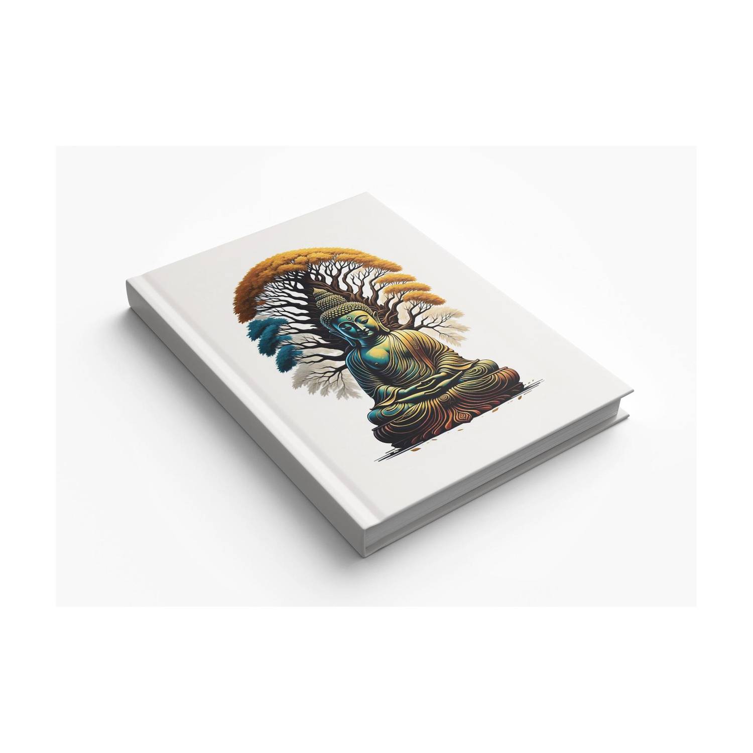 AccuPrints Buddha hardbound Diary A5 Diary Ruled 200 Pages