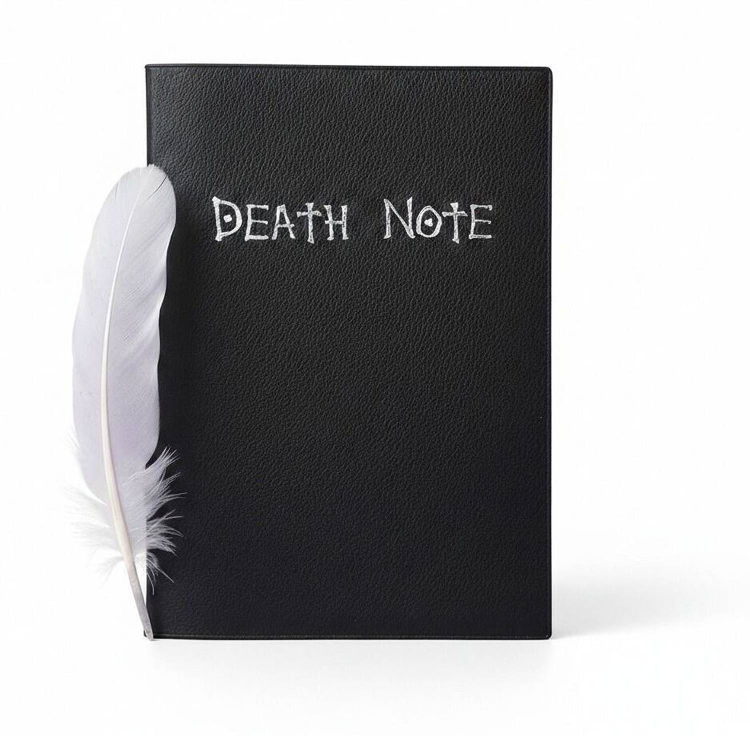 RUVIDO CASO Death Note A5 Notebook with Feather Pen & Bookmark